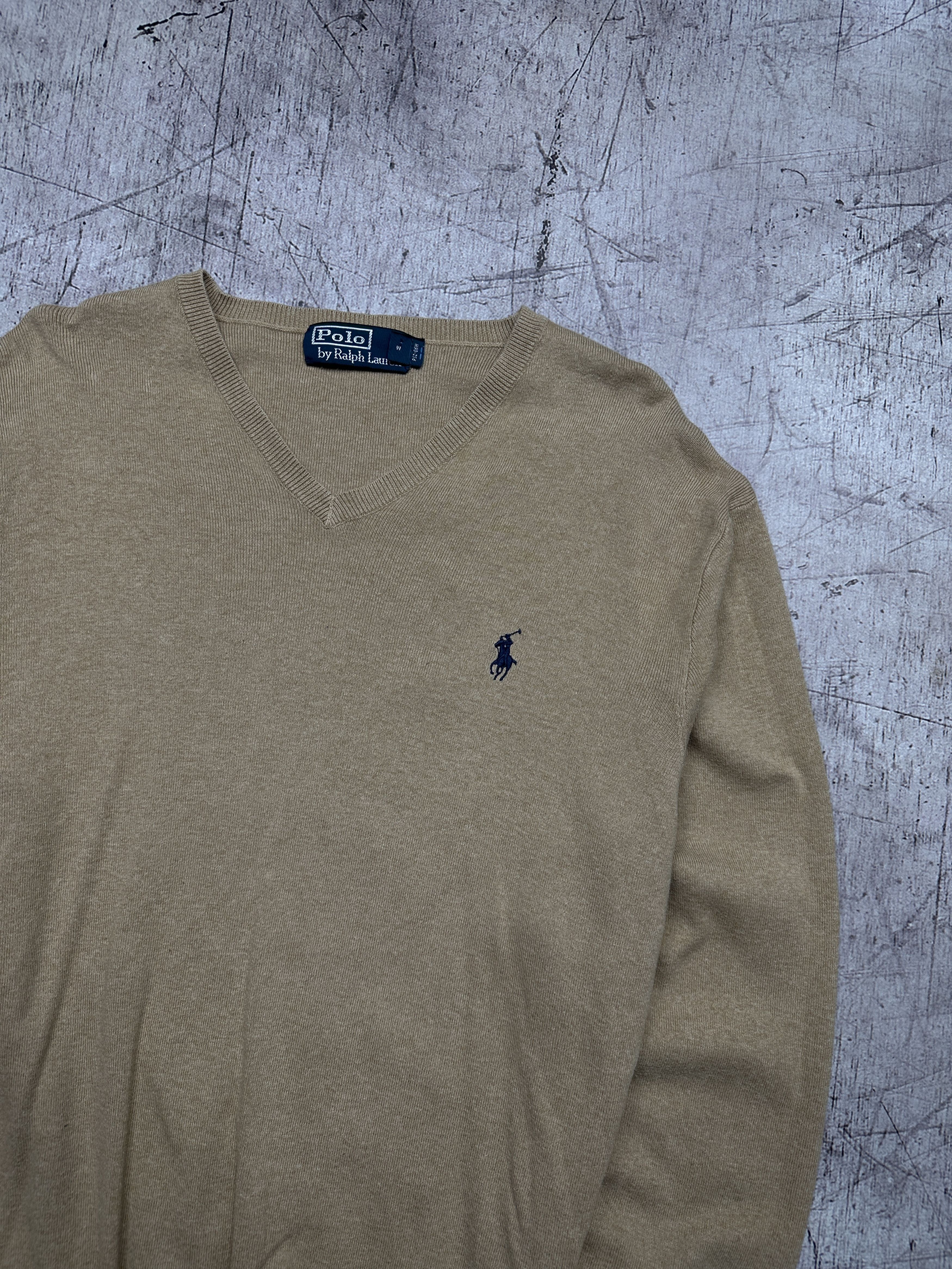 Polo Ralph Lauren × Ralph Lauren Polo Ralph Lauren Vintage Mens V-neck Sweater Size US M / EU 48-50 / 2 - 2 Thumbnail