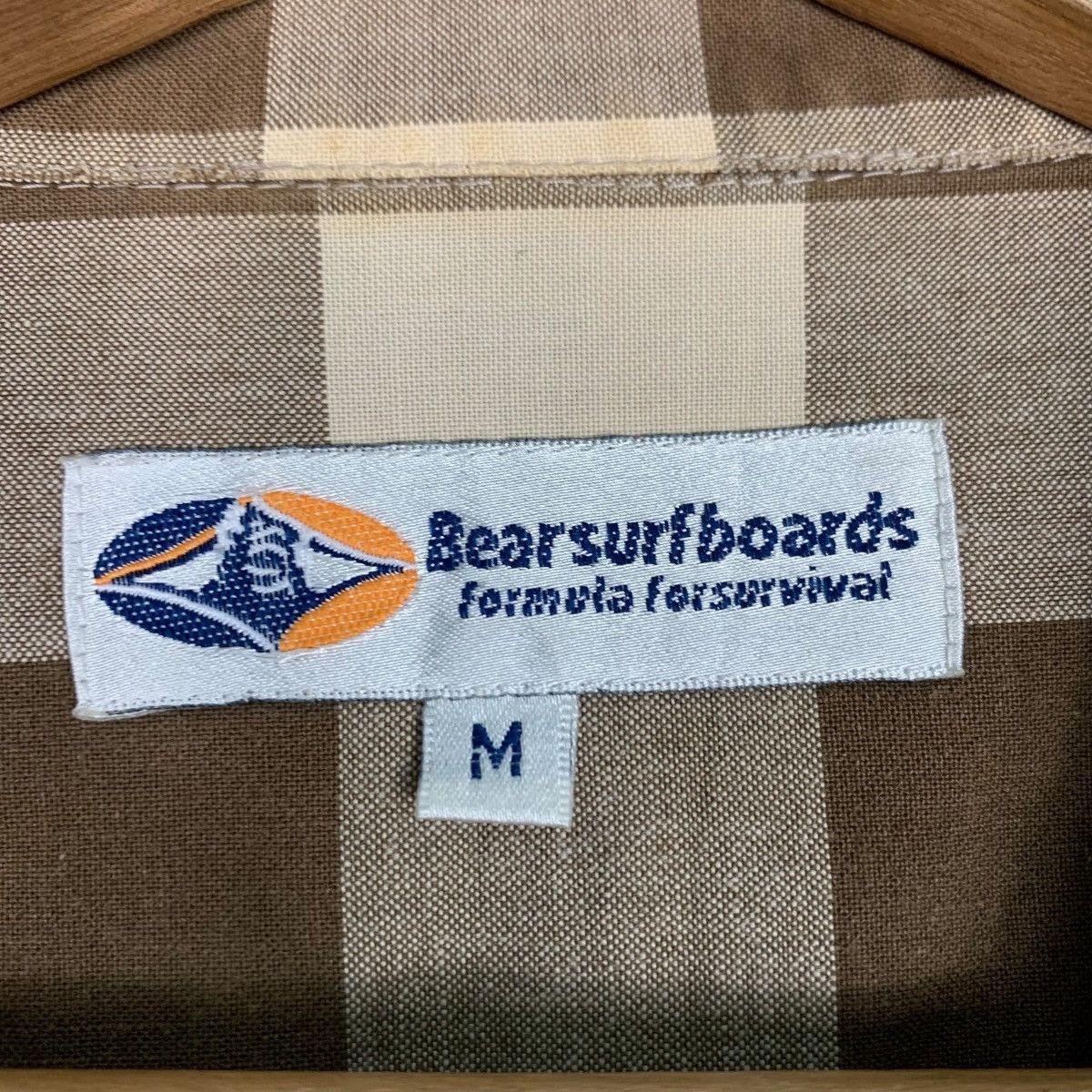 Japanese Brand BEARSURFBOARDS Checked Collared Jacket #0388-C18 Size US M / EU 48-50 / 2 - 18 Thumbnail