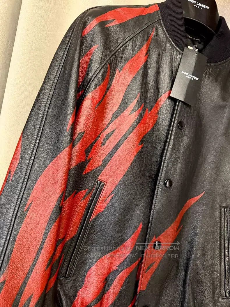 Saint Laurent Paris Saint Laurent Paris Flame Sheepskin Jacket Size US S / EU 44-46 / 1 - 3 Thumbnail