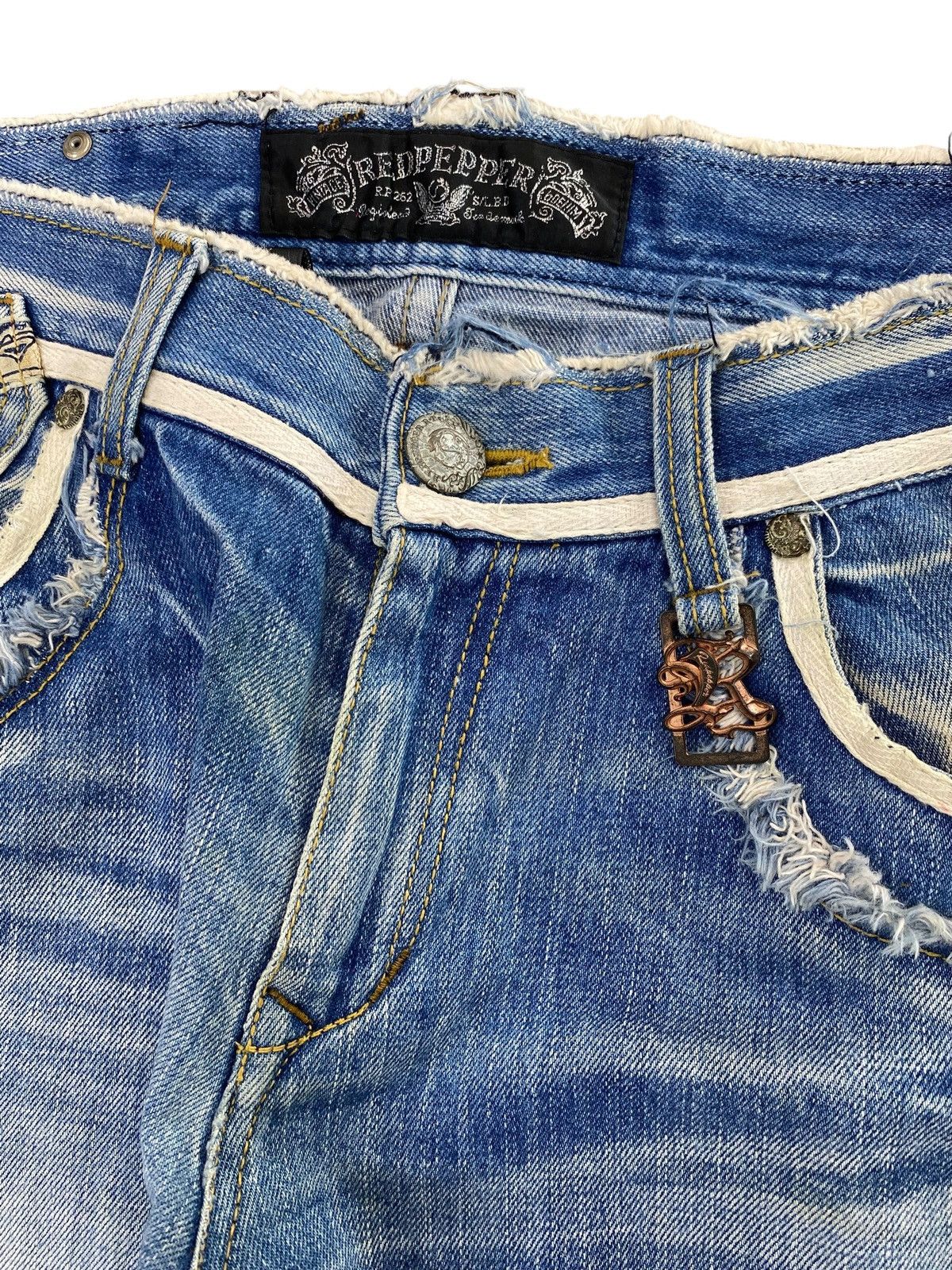 Japanese Brand Japanese Brand Redpepper Faded Wash Distressed Style Size US 35 - 13 Thumbnail