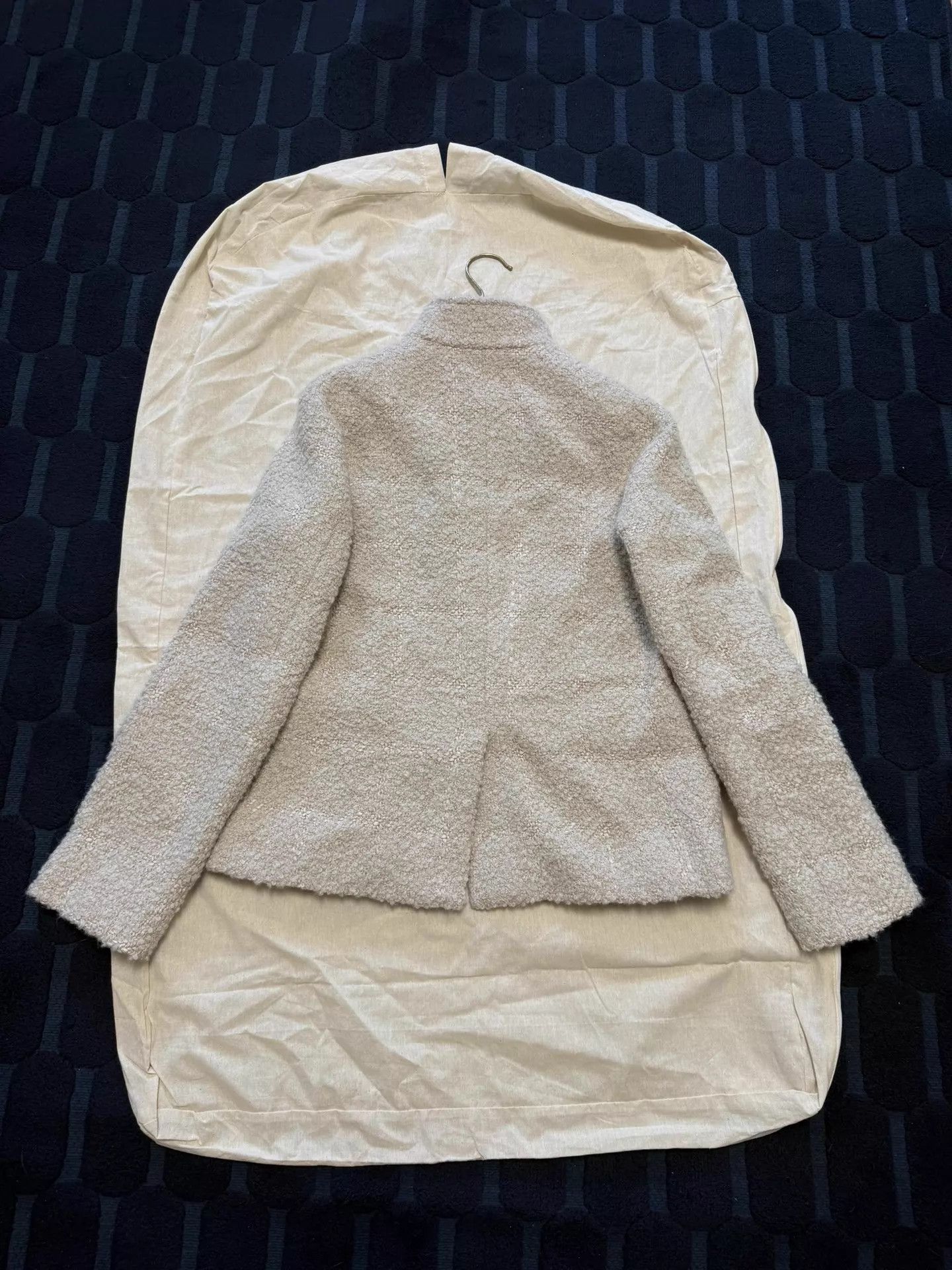 Loro Piana Loro Piana Alpaca Blend Short Jacket Beige 38 Size XS / US 0-2 / IT 36-38 - 3 Thumbnail