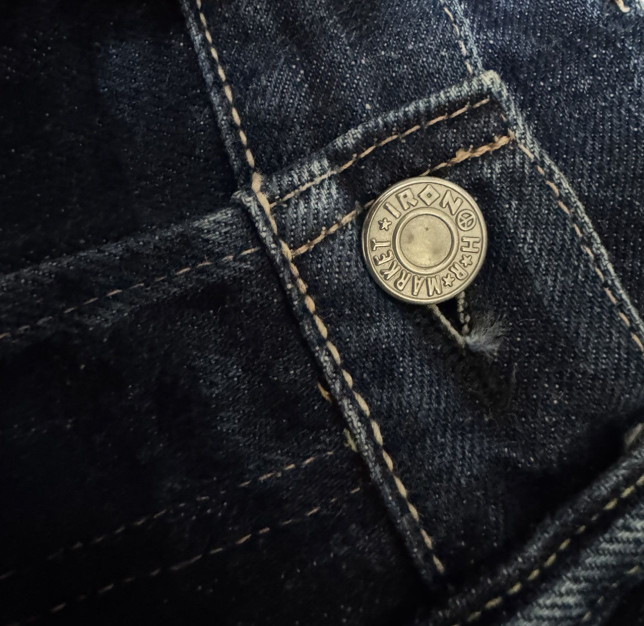 Blue Blue Japan × Japanese Brand Blue Blue Japan Raw Selvedge Jeans 30x32 - Japan - Redline Size US 29 - 3 Thumbnail