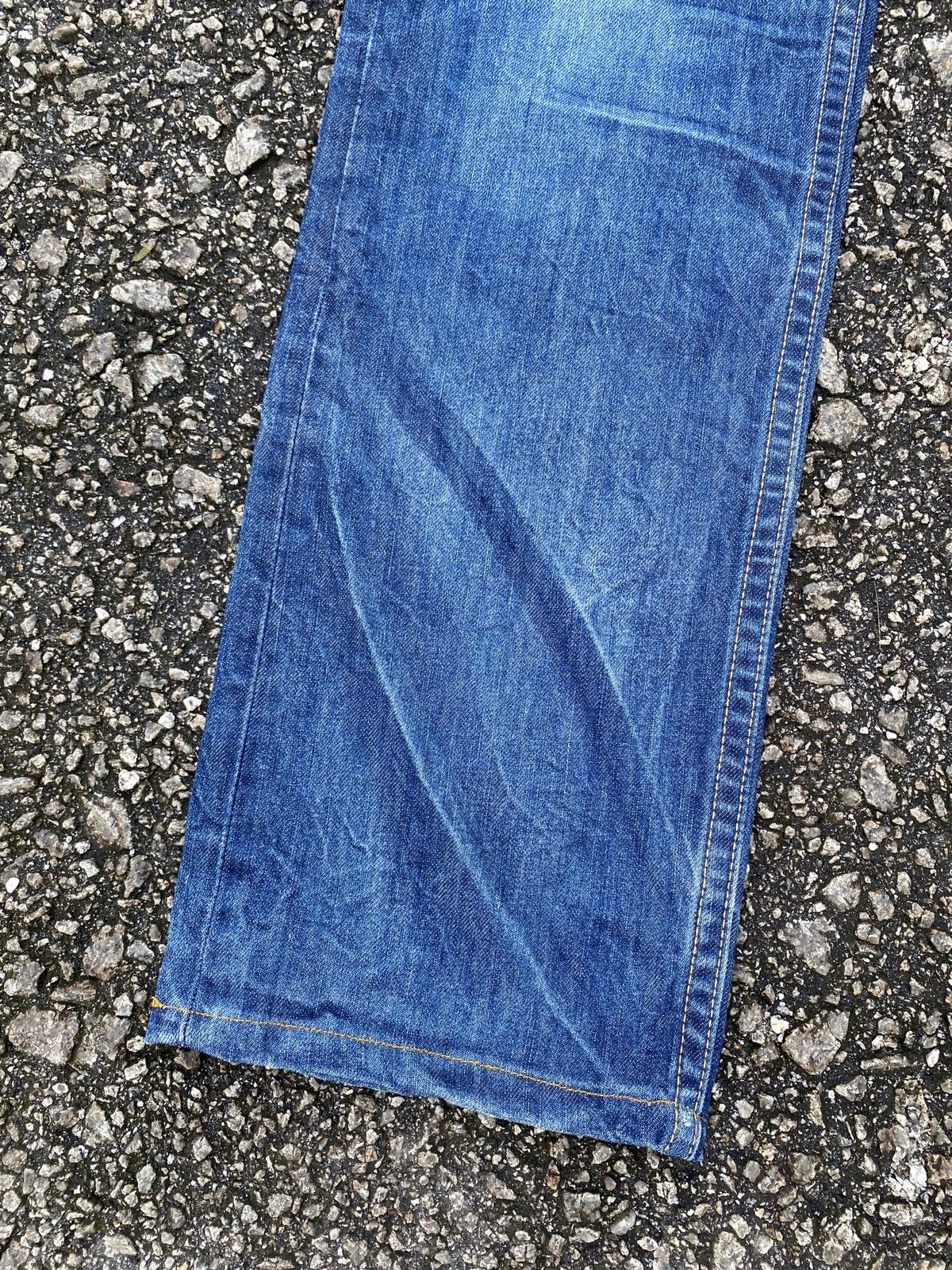 If Six Was Nine × Japanese Brand × Tornado Mart 1990s - Red Pepper Distressed Logo Design Denim Size US 32 / EU 48 - 5 Thumbnail