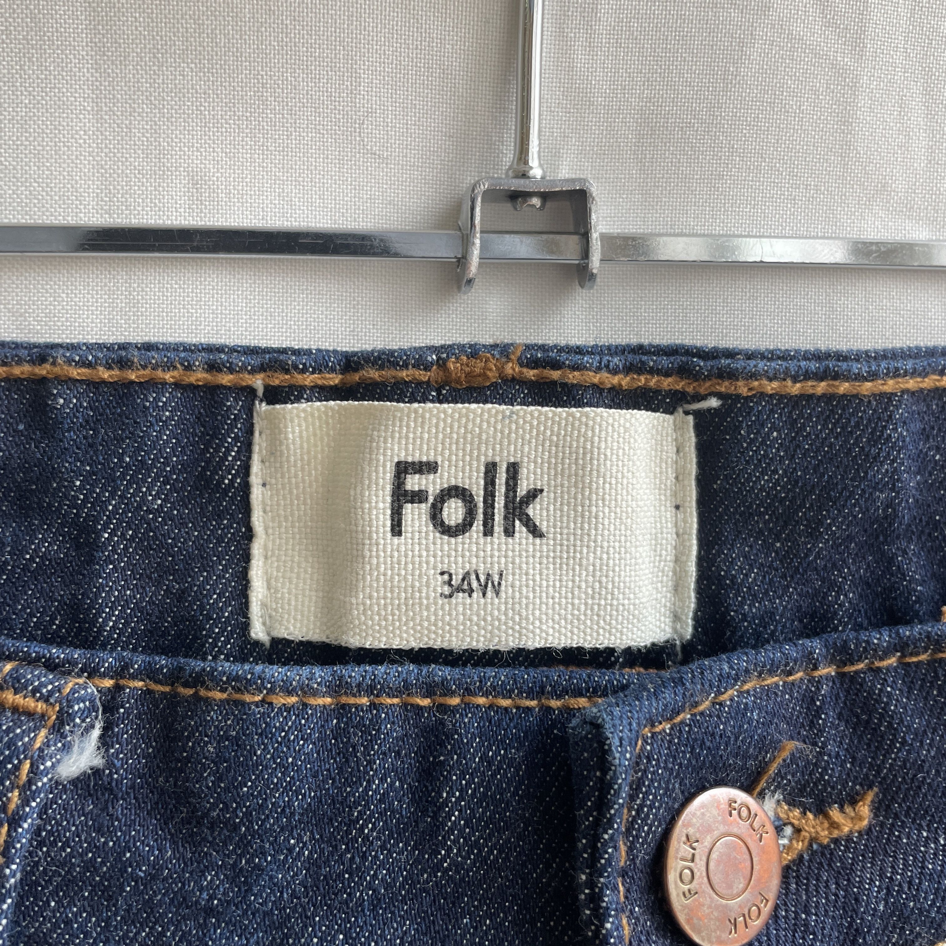 Folk Folk Slim Fit Selvedge Denim Size 30 Size US 30 / EU 46 - 8 Thumbnail