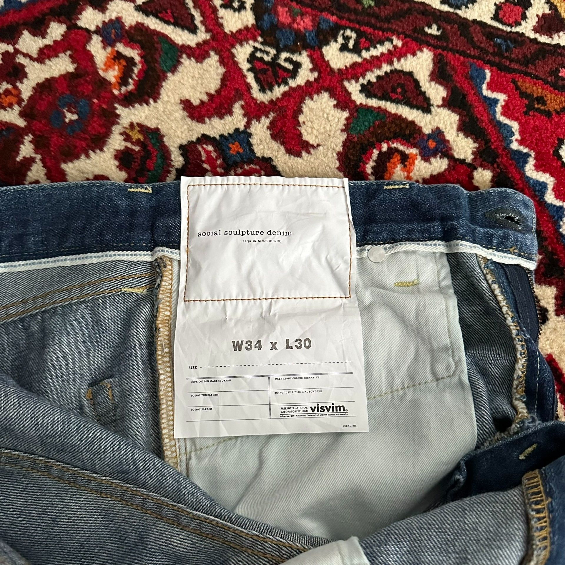 Visvim visvim 17aw 04d10 Washed Jeans Size US 34 / EU 50 - 8 Thumbnail