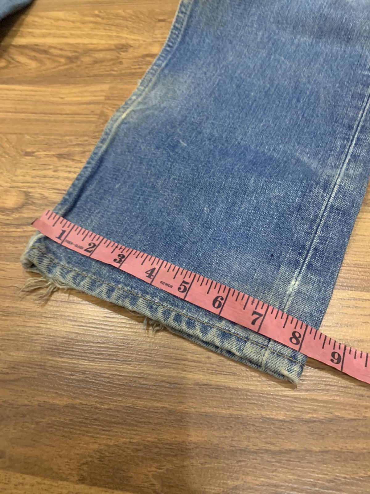 Levi's VTG DESTROYED DISTRESSED SELVEDGE DENIM JEANS SIZE 32 Size US 32 / EU 48 - 12 Thumbnail