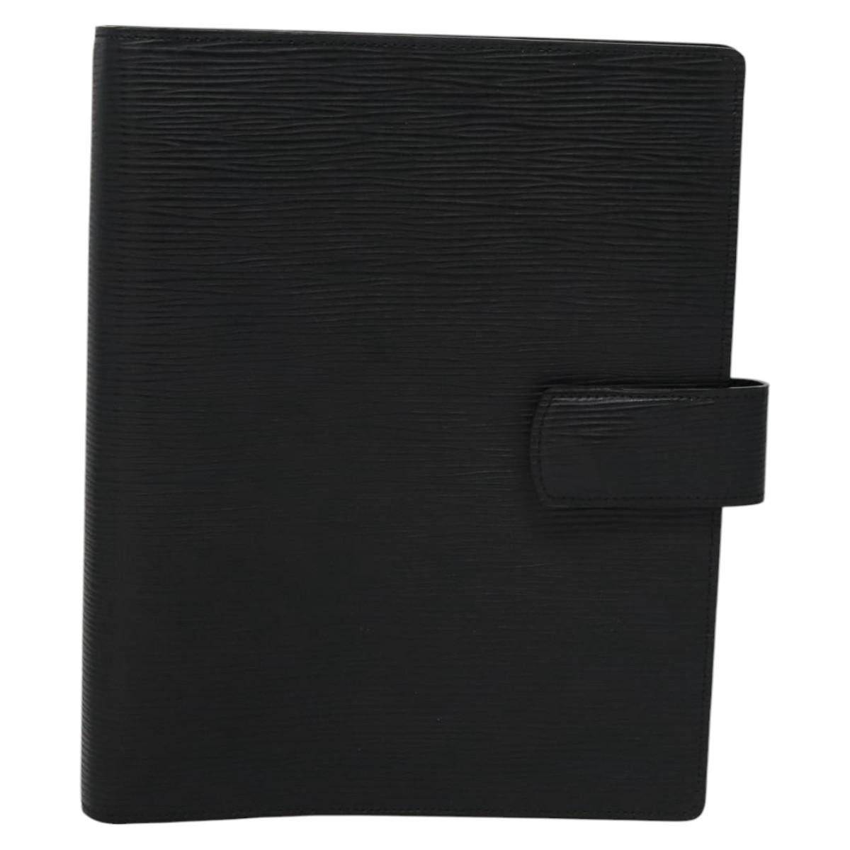 Louis Vuitton Agenda Cover Black Leather Wallet (Pre-Owned) Size ONE SIZE - 1 Thumbnail