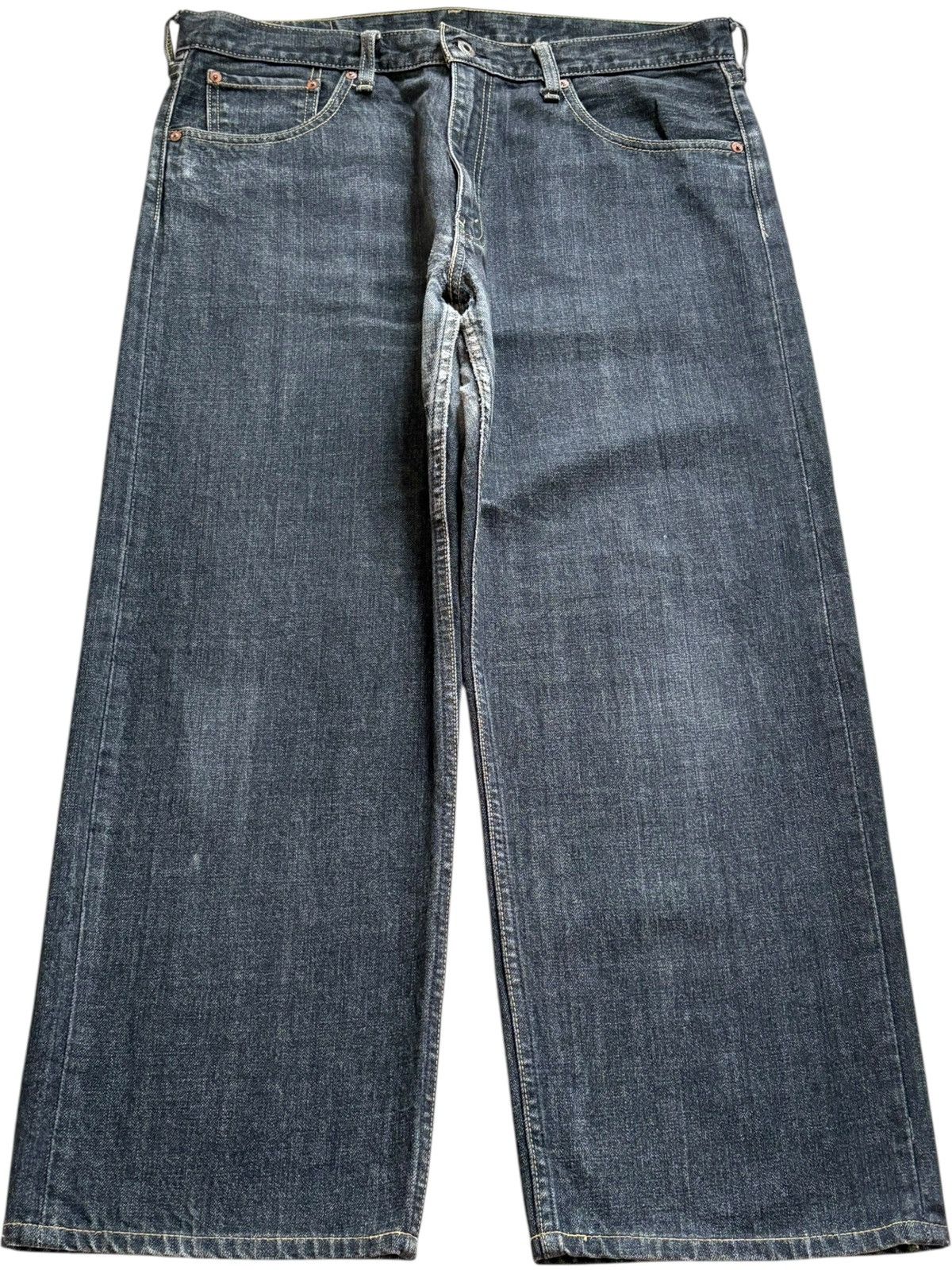 LVC × Levi's × Levi's Vintage Clothing Vintage 90s Levis 503 Black Loose Baggy Jeans Size US 36 / EU 52 - 1 Thumbnail