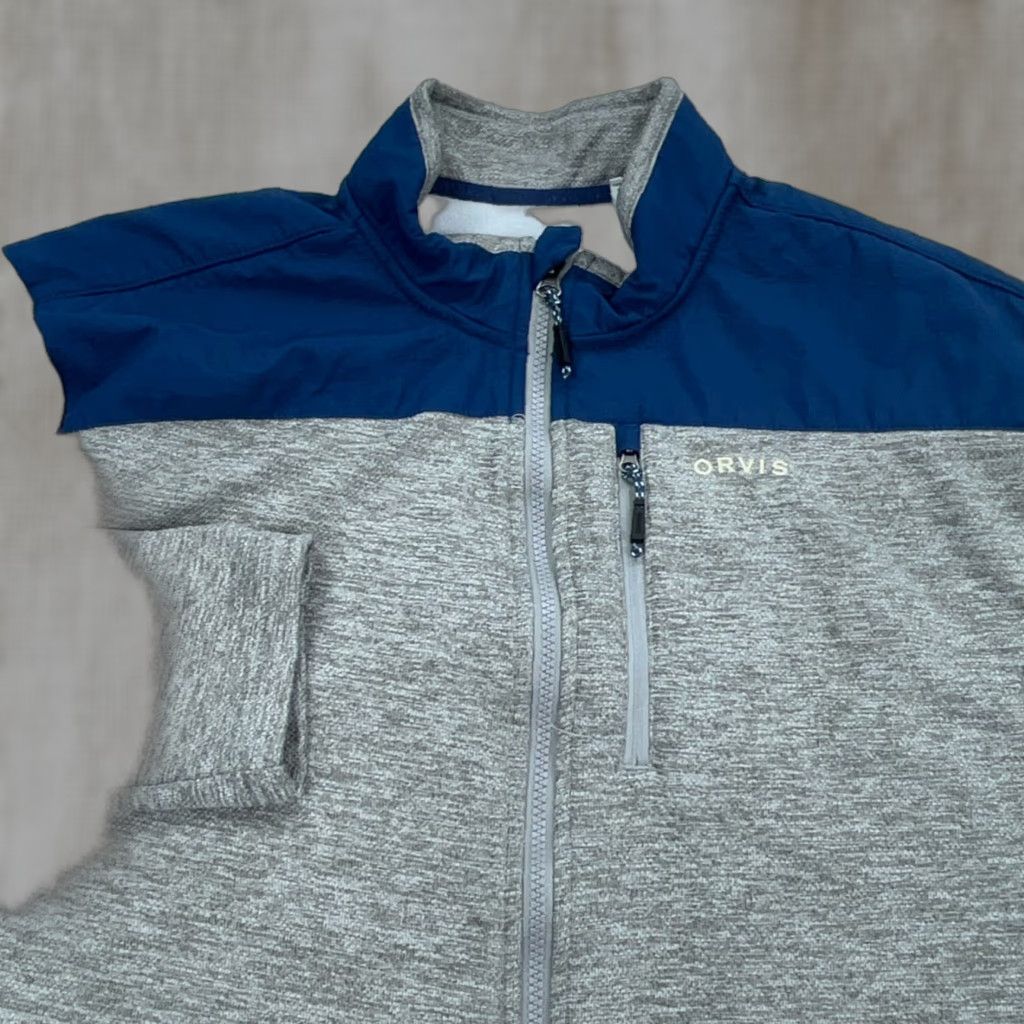 Orvis Orvis Jacket Men XL Gray Full Zip Lightweight Lined Pockets Breathable Regular Fit Holiday? (Note: must avoid adding text) Size US XL / EU 56 / 4 - 1 Thumbnail