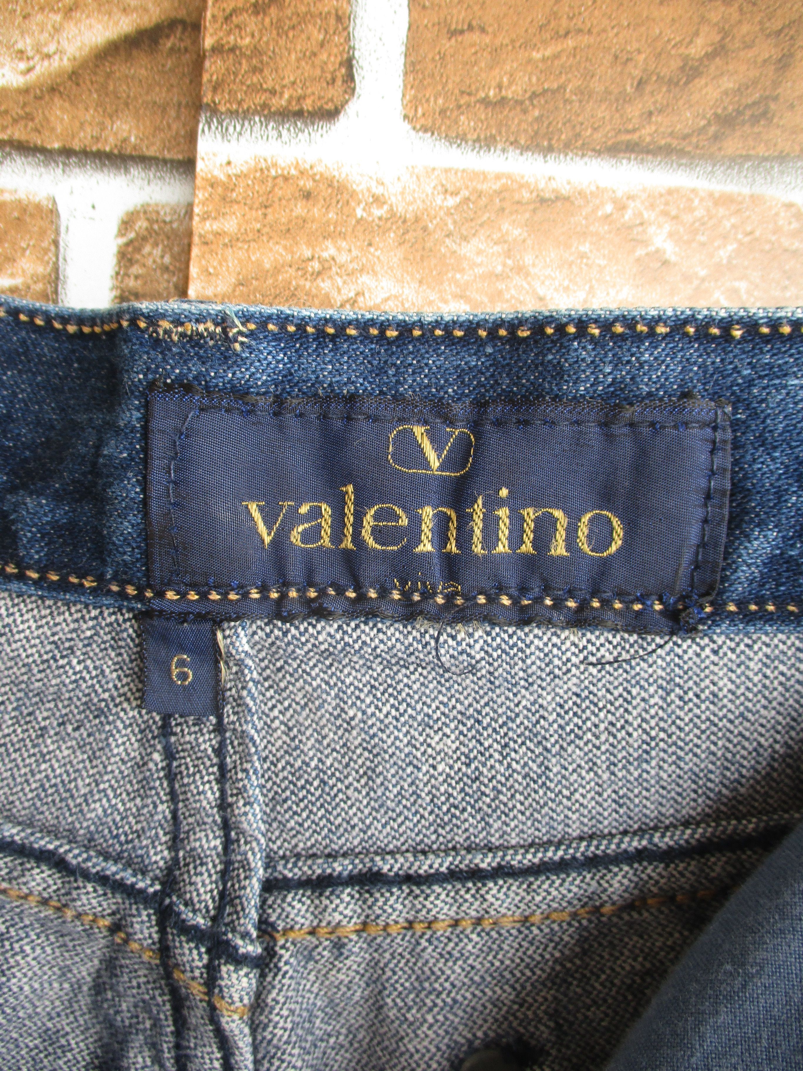 Valentino × Vintage Valentino Garavani Viva Size 6 Jeans Talon Zipper W25 L27.5 Size 28" / US 6 / IT 42 - 10 Thumbnail