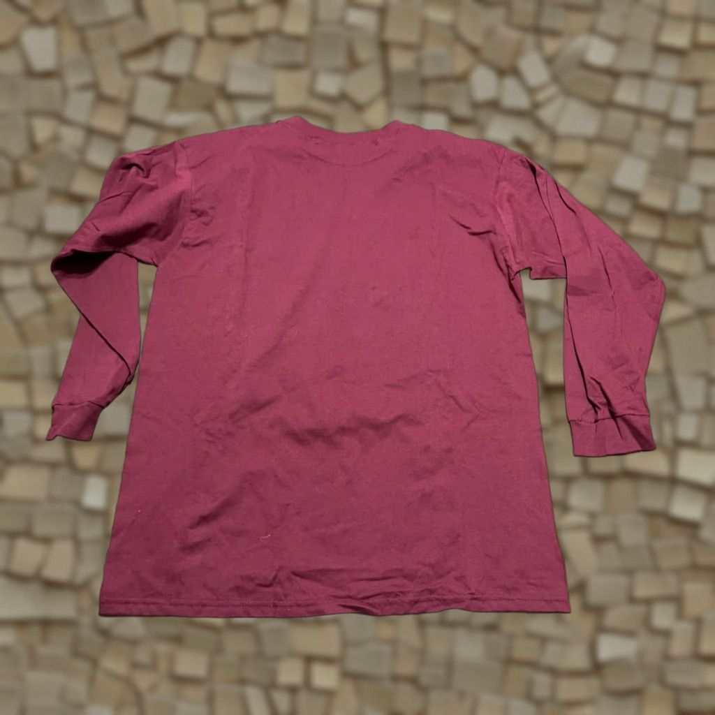 Nike Nike Shirt, Men’s Size Large, Red, Long Sleeve, Crew Neck, T-Shirt, Regular, Solid, Nike Mens L Red Long Sleeve Crew Neck Shirt Size US L / EU 52-54 / 3 - 1 Thumbnail