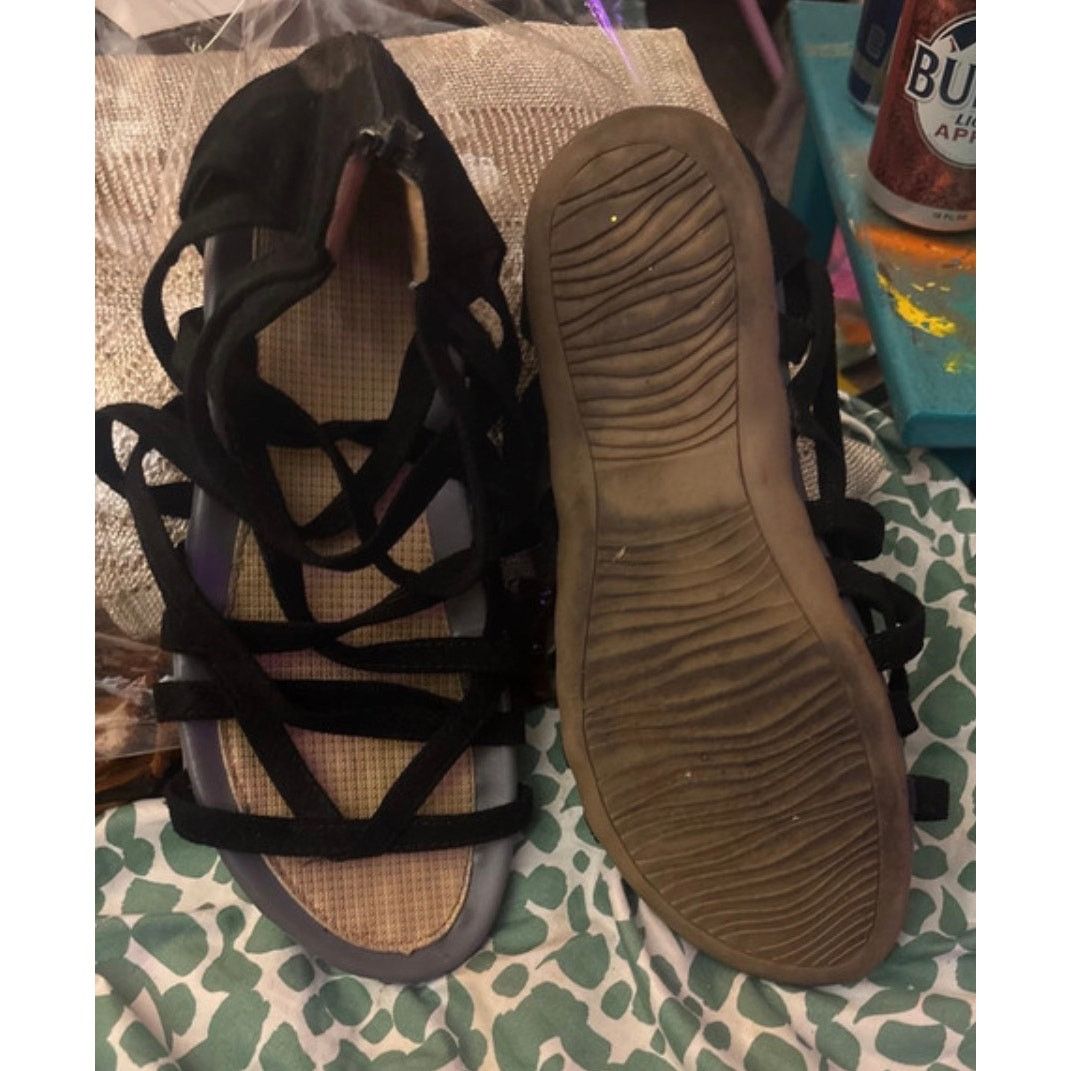 Other Black Gladiator Sandals size 9 Size US 9 / IT 39 - 3 Thumbnail