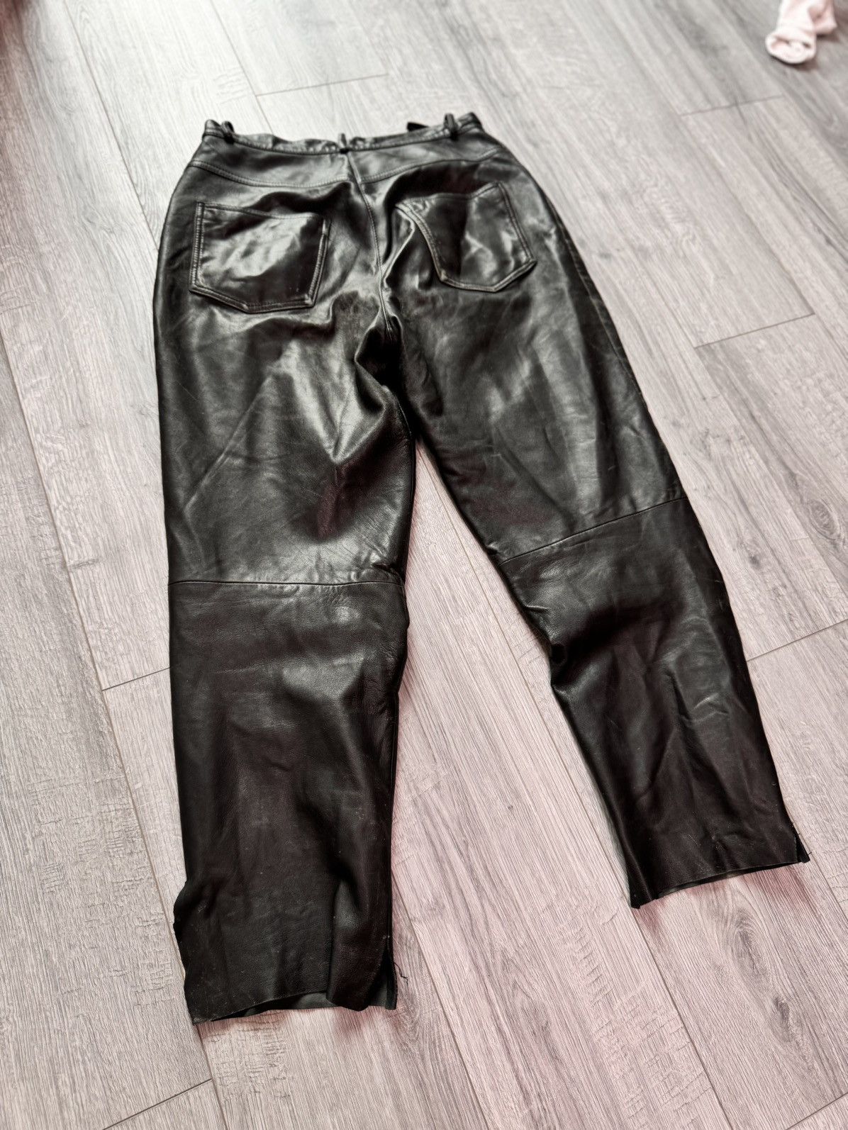 Other leather pants Y2k cowboy opium Rick Owen’s style baggy Size US 32 / EU 48 - 12 Thumbnail