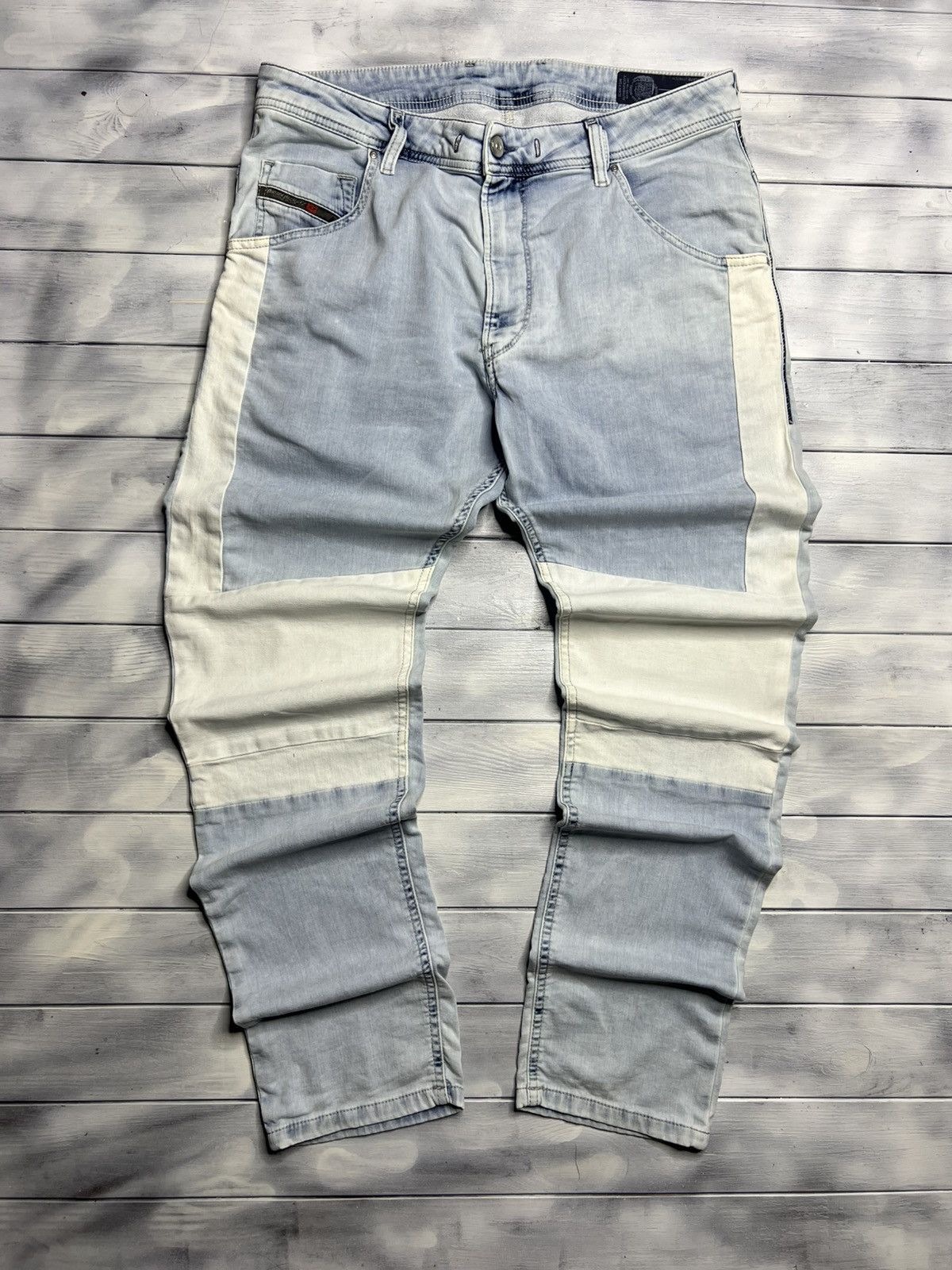 Diesel Rare Vintage Denim Pants Diesel Luxury Avant-Garde Style Y2K Size US 32 / EU 48 - 1 Thumbnail