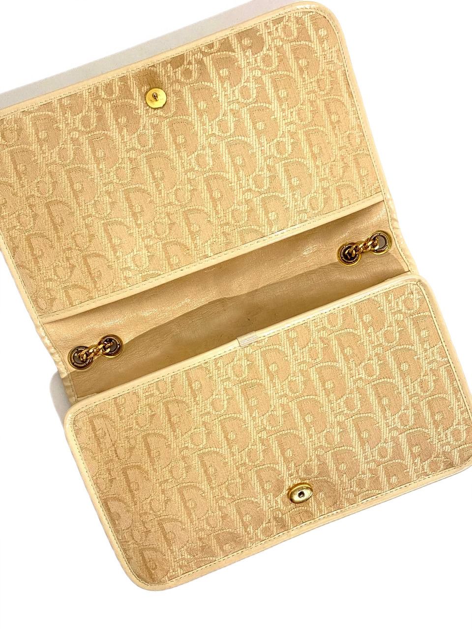 Dior Dior Oblique Logo Monogram Chain Shoulder Hand Bag Vintage Size ONE SIZE - 9 Thumbnail