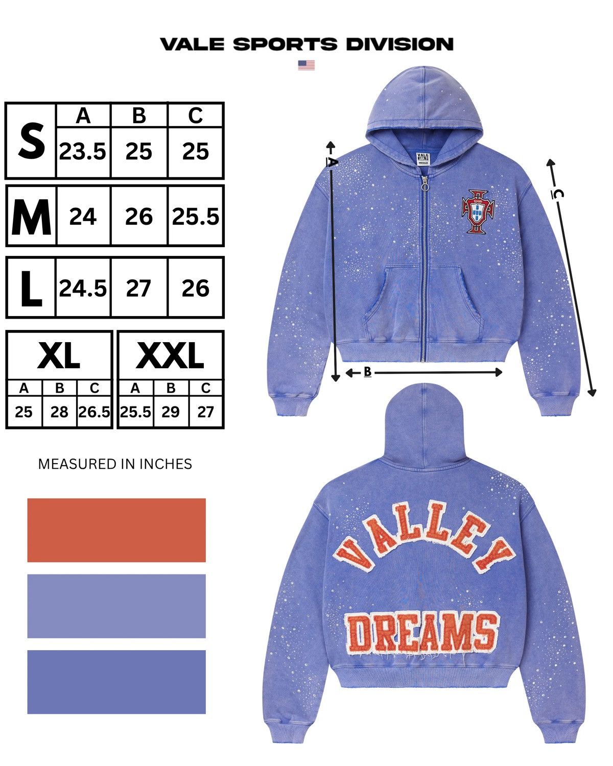 Vale Vale Forever Sea Cluster Zip Up Hoodie Size US S / EU 44-46 / 1 - 7 Thumbnail
