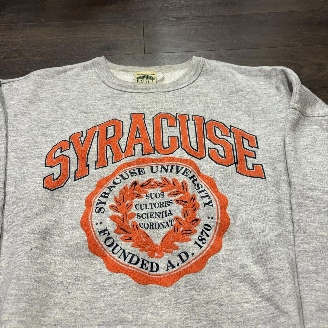 Designer vintage Syracuse university crewneck sweatshirt 90s XL Size US XL / EU 56 / 4 - 1 Thumbnail