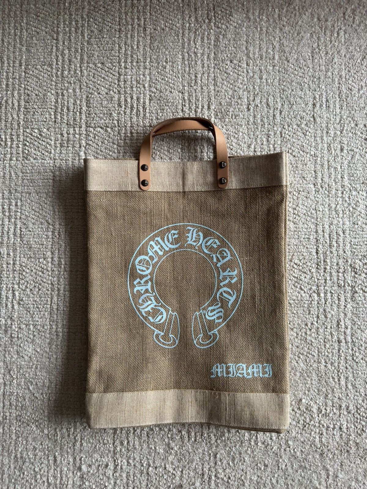 Chrome Hearts CHROME HEARTS Miami Canvas Shopping Bag Woven Bag Size ONE SIZE - 1 Thumbnail