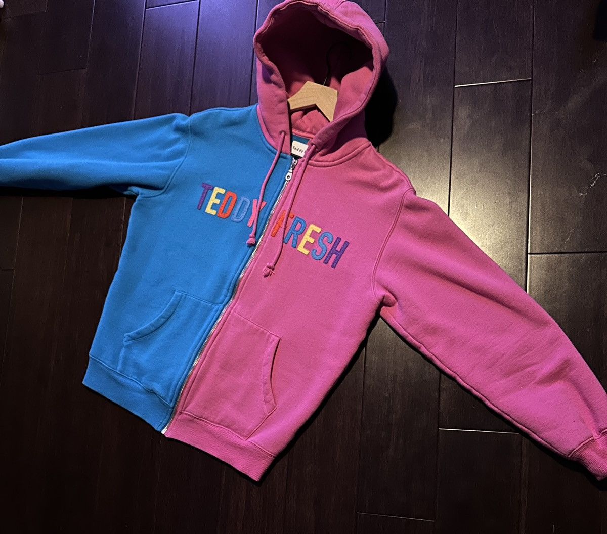 Teddy fresh color block sale