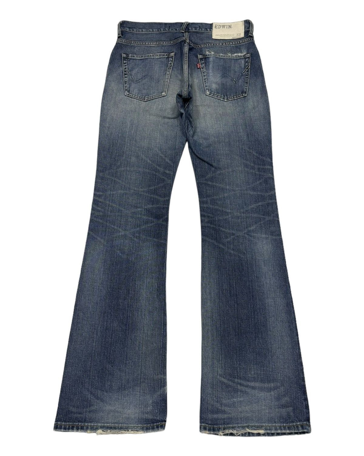 14th Addiction EDWIN EXCLUSIVE VINTAGE MODEL XU FLARE DENIM JEANS Size US 30 / EU 46 - 2 Thumbnail