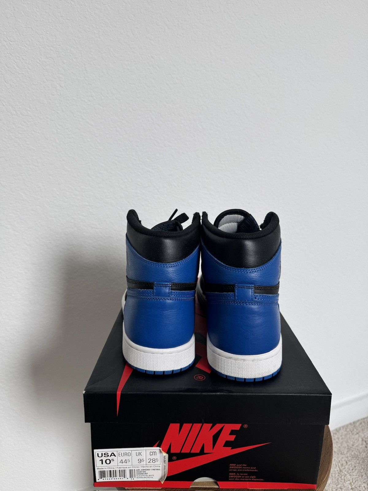 Jordan Brand × Nike Jordan 1 Royal Blue Size US 10.5 / EU 43-44 - 4 Thumbnail
