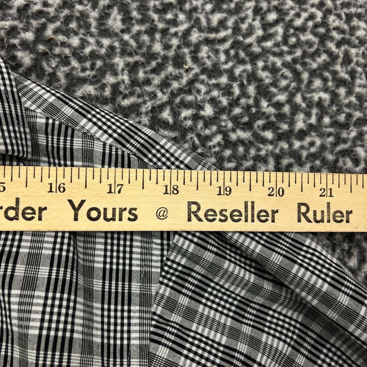 Michael Kors Michael Kors Button Up Shirt 15 1/2 36/37 M Plaid Collared Size US M / EU 48-50 / 2 - 3 Thumbnail