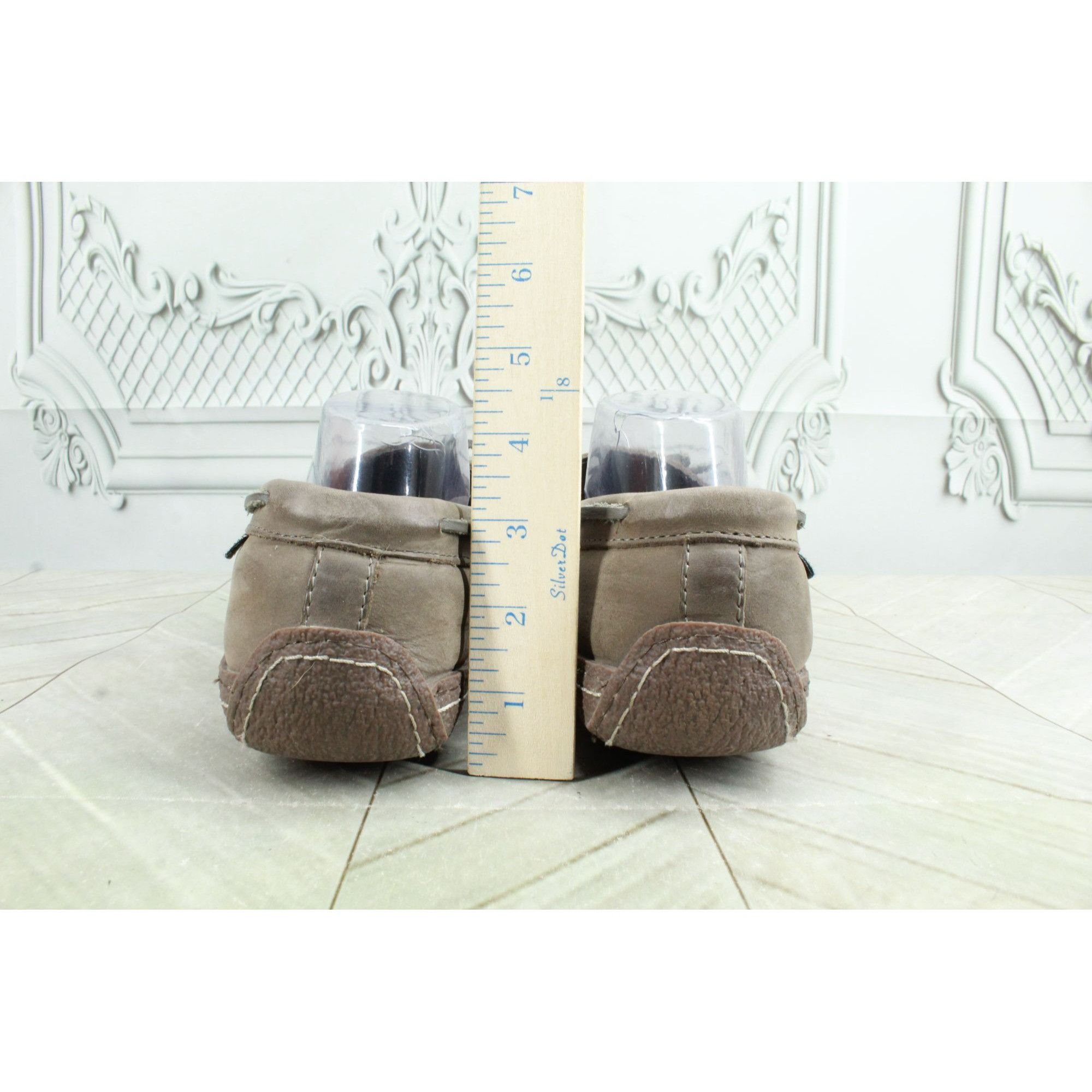 L.L. Bean × Leather LL Bean Mens Flannel-Lined Comfort Handsewn Slippers Size US 10 / EU 43 - 6 Thumbnail