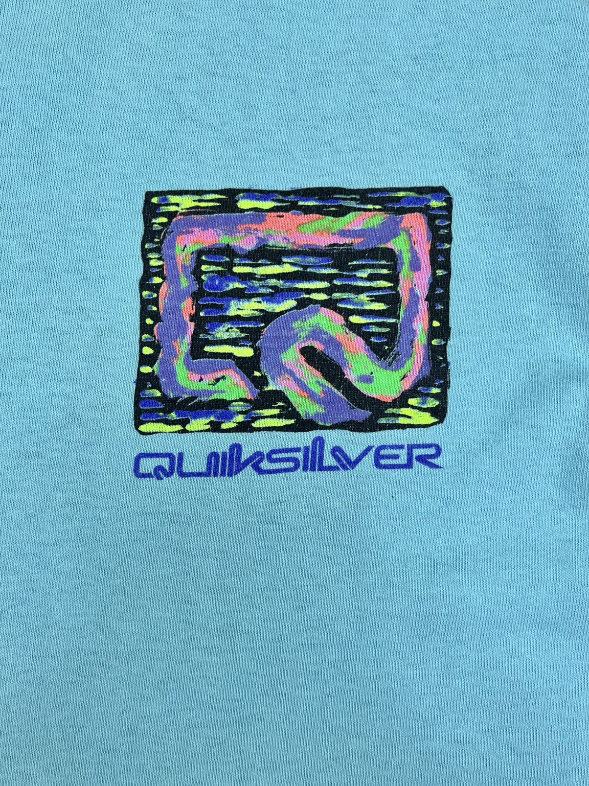 Quiksilver Vintage Quicksilver Tee USA nice graphic 💥 Size US XL / EU 56 / 4 - 5 Thumbnail