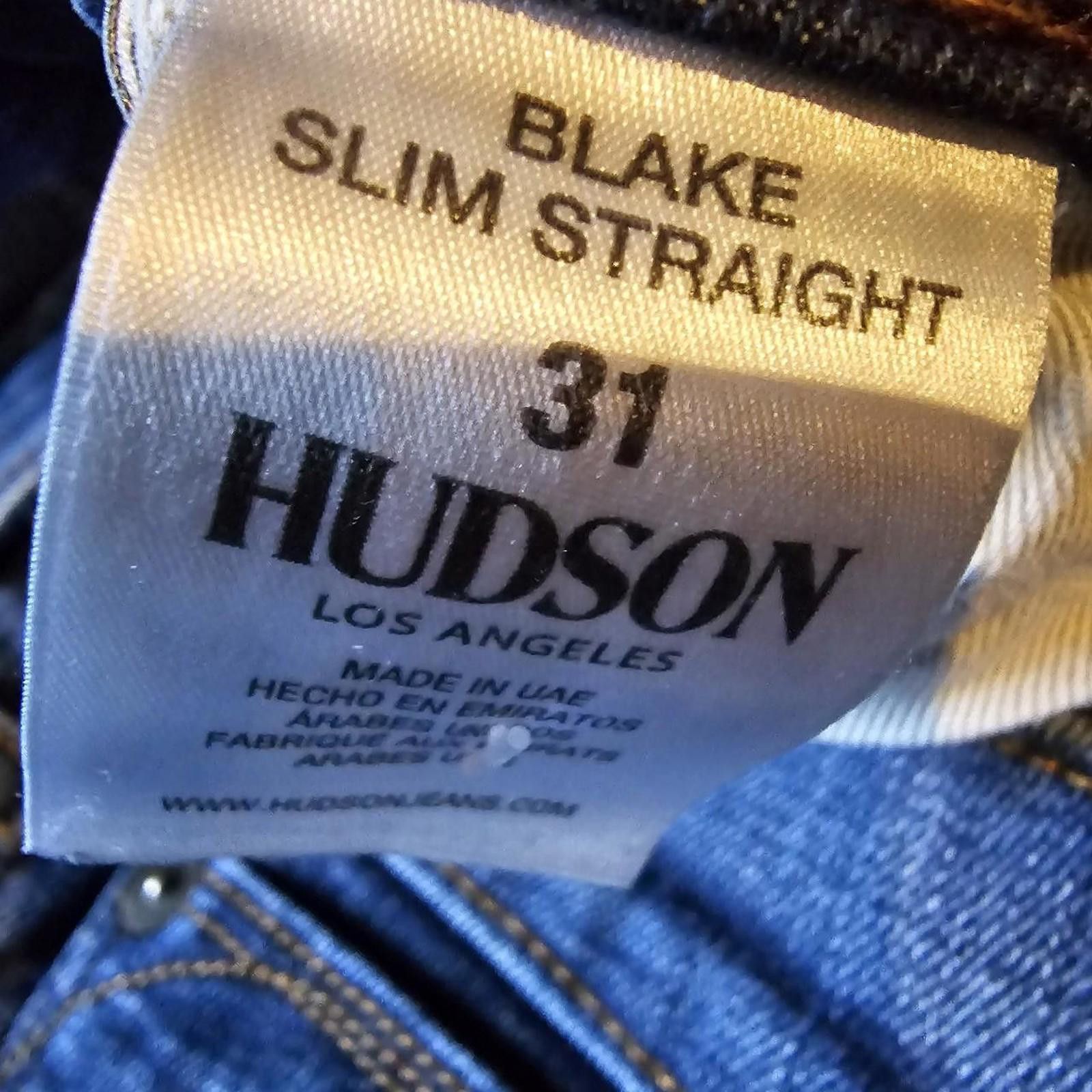 Hudson Hudson Men's Blue Jeans Size US 31 - 5 Thumbnail