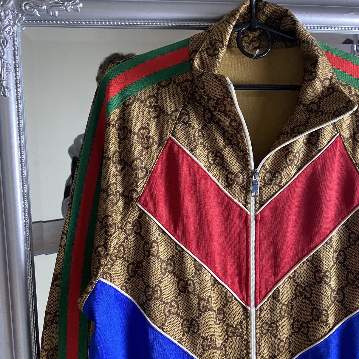 Gucci GUCCI LOGO ZIP JACKET MONOGRAM LUXURY Size US L / EU 52-54 / 3 - 3 Thumbnail