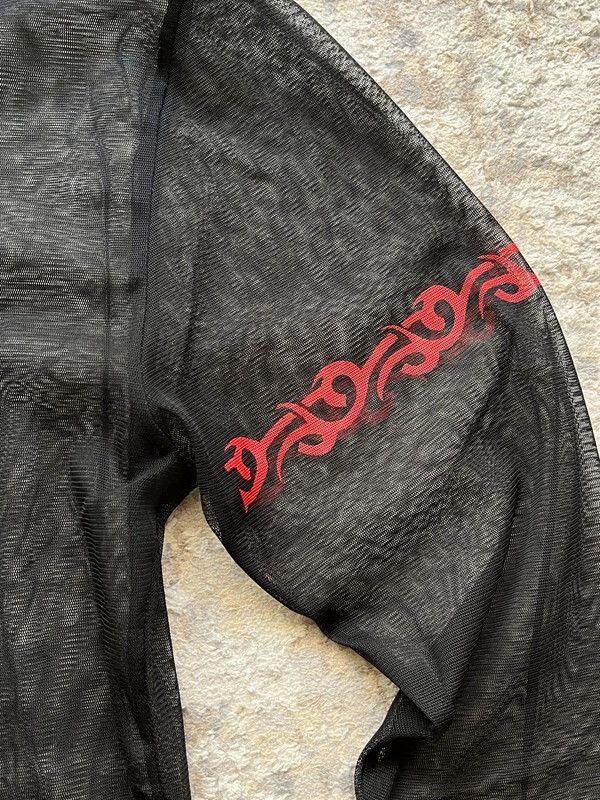 Other Y2K Tribal Mesh Vintage 2000s Top Women’s Avant Garde Opium Size S / US 4 / IT 40 - 3 Thumbnail