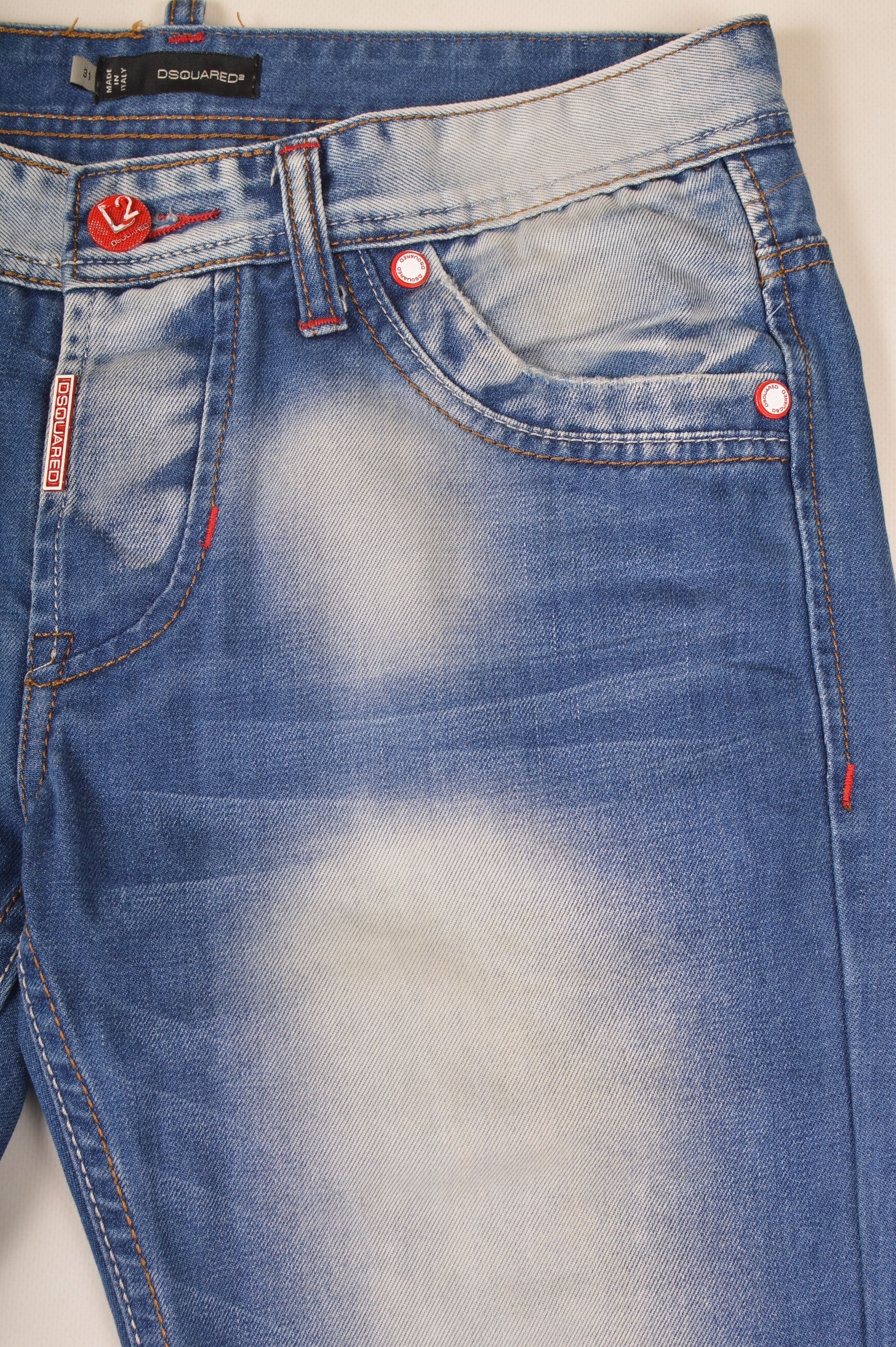 Dsquared2 Dsquared2 74 LA263 Vintage Straight Leg Denim Jeans Size US 31 - 3 Thumbnail