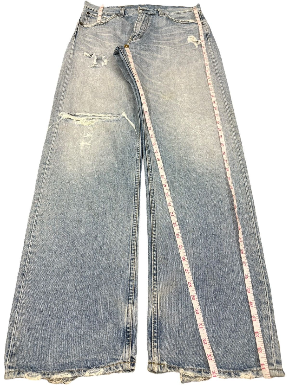 Levi's Vintage 90s Levi’s 503 Faded Wash Distressed Baggy Jeans Size US 32 / EU 48 - 11 Thumbnail