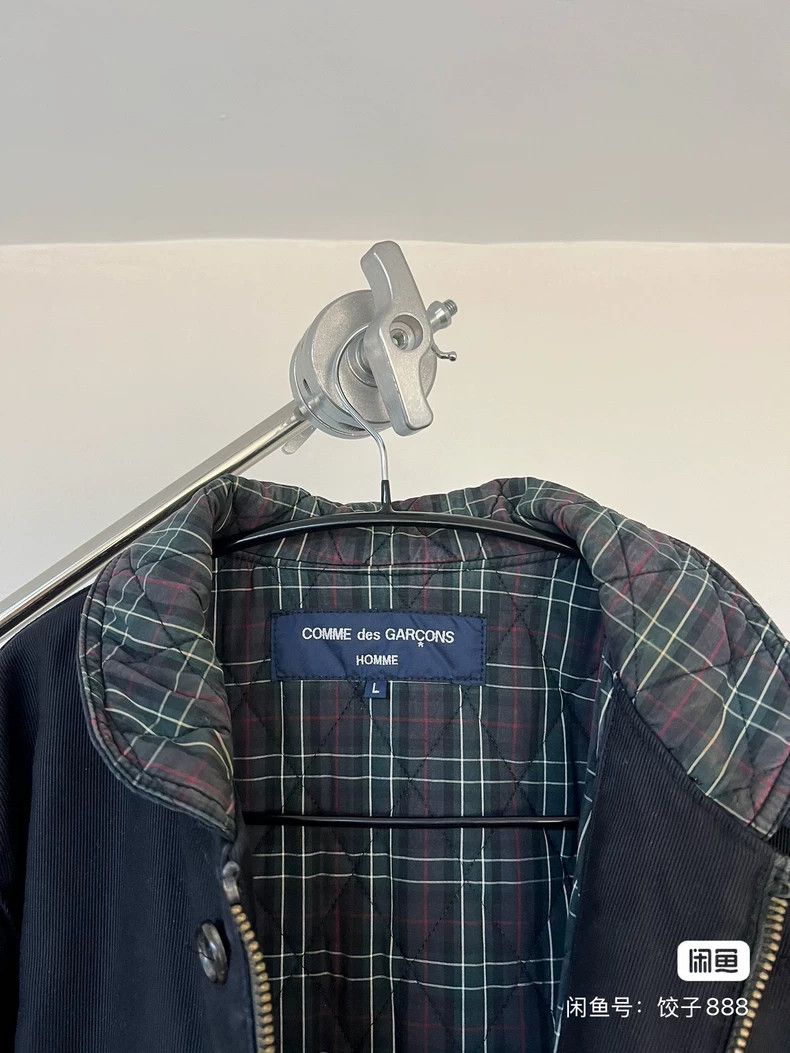Comme des Garcons Comme Des Garcons Corduroy check jacket with stand-up coll Size US L / EU 52-54 / 3 - 6 Thumbnail