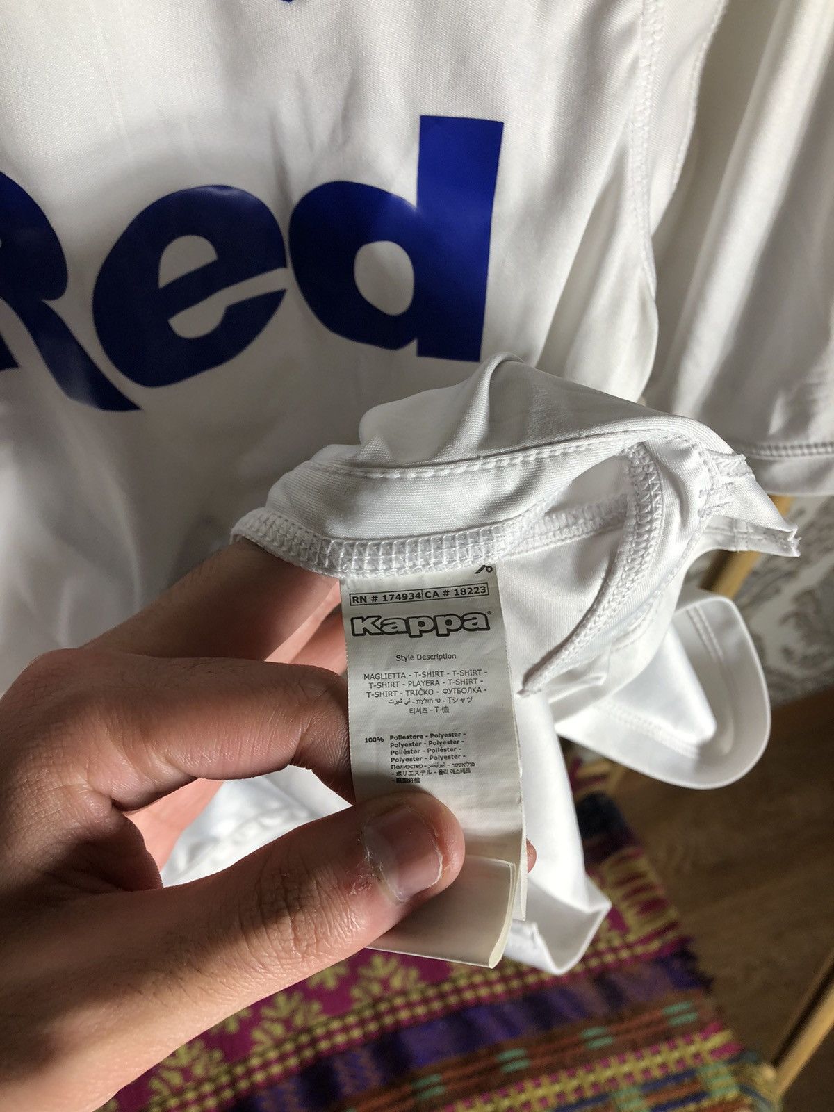 Vintage VERY RARE KAPPA FC LEEDS UNITED ENGLAND SOCCER JERSEY 90s Size US M / EU 48-50 / 2 - 4 Thumbnail