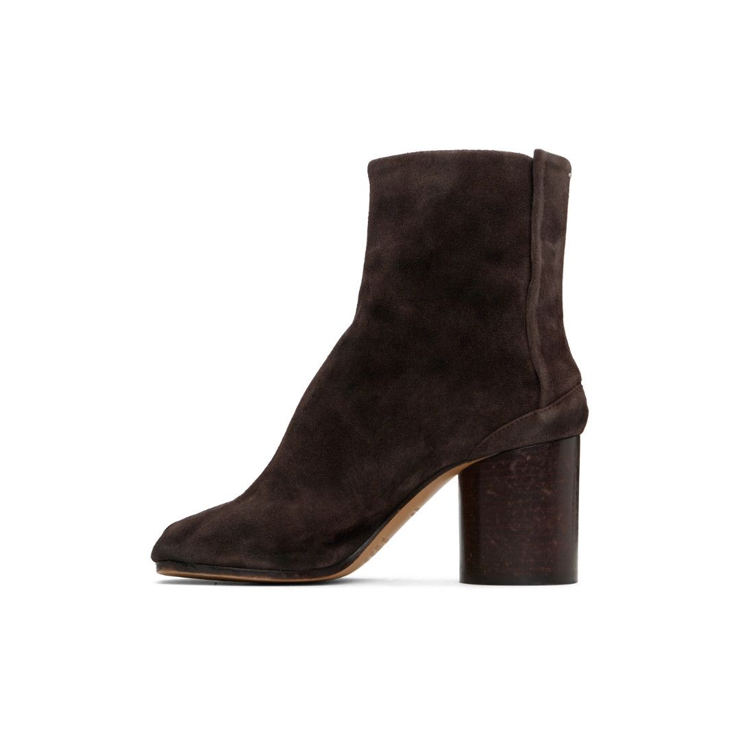 Maison Margiela o1w1db11225 Suede Tabi Ankle Boots in Brown Size US 7 / IT 37 - 3 Thumbnail