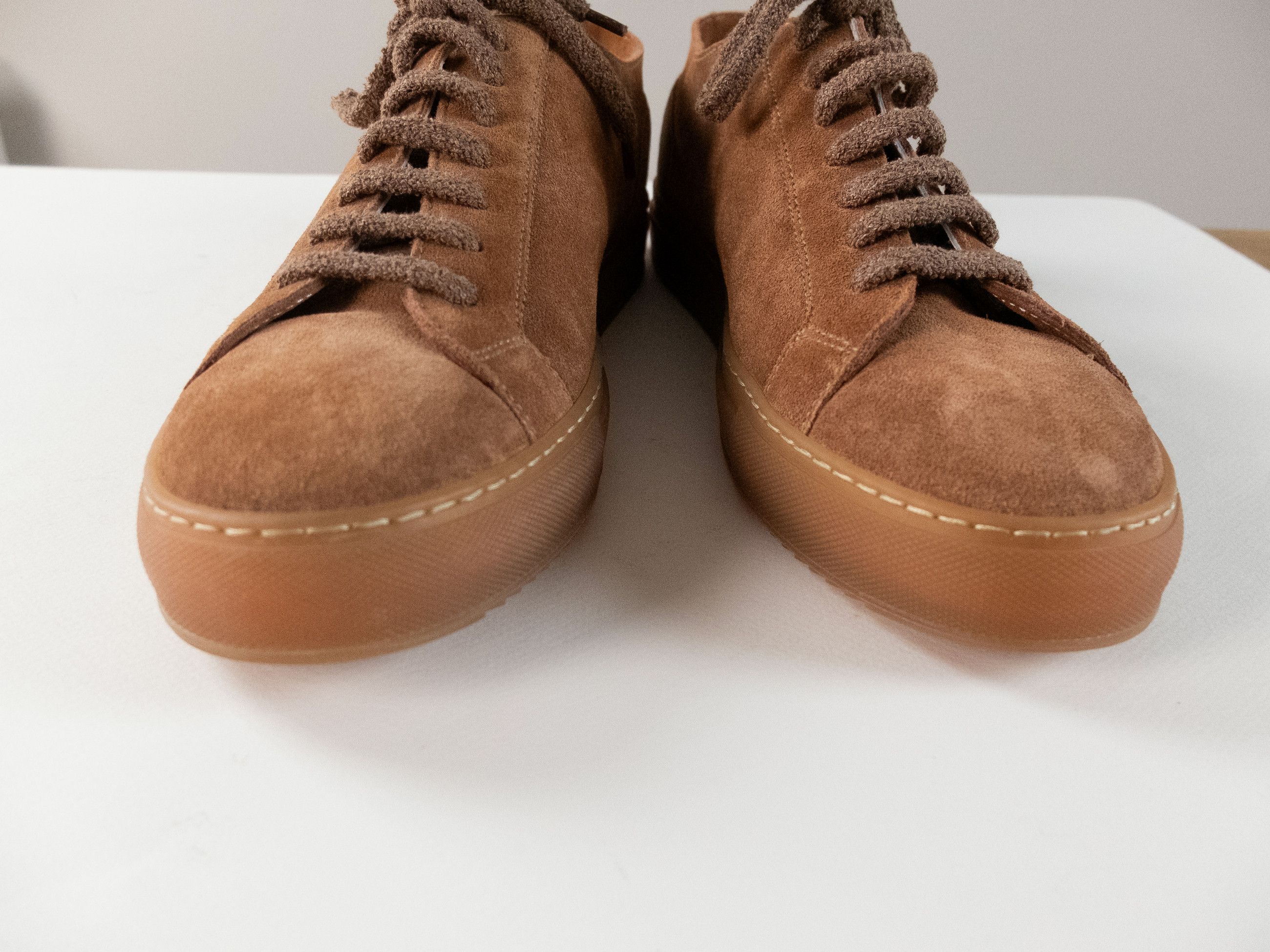 Doucal's DOUCAL'S biscuit brown low top suede sneakers 11 44 Size US 11 / EU 44 - 3 Thumbnail