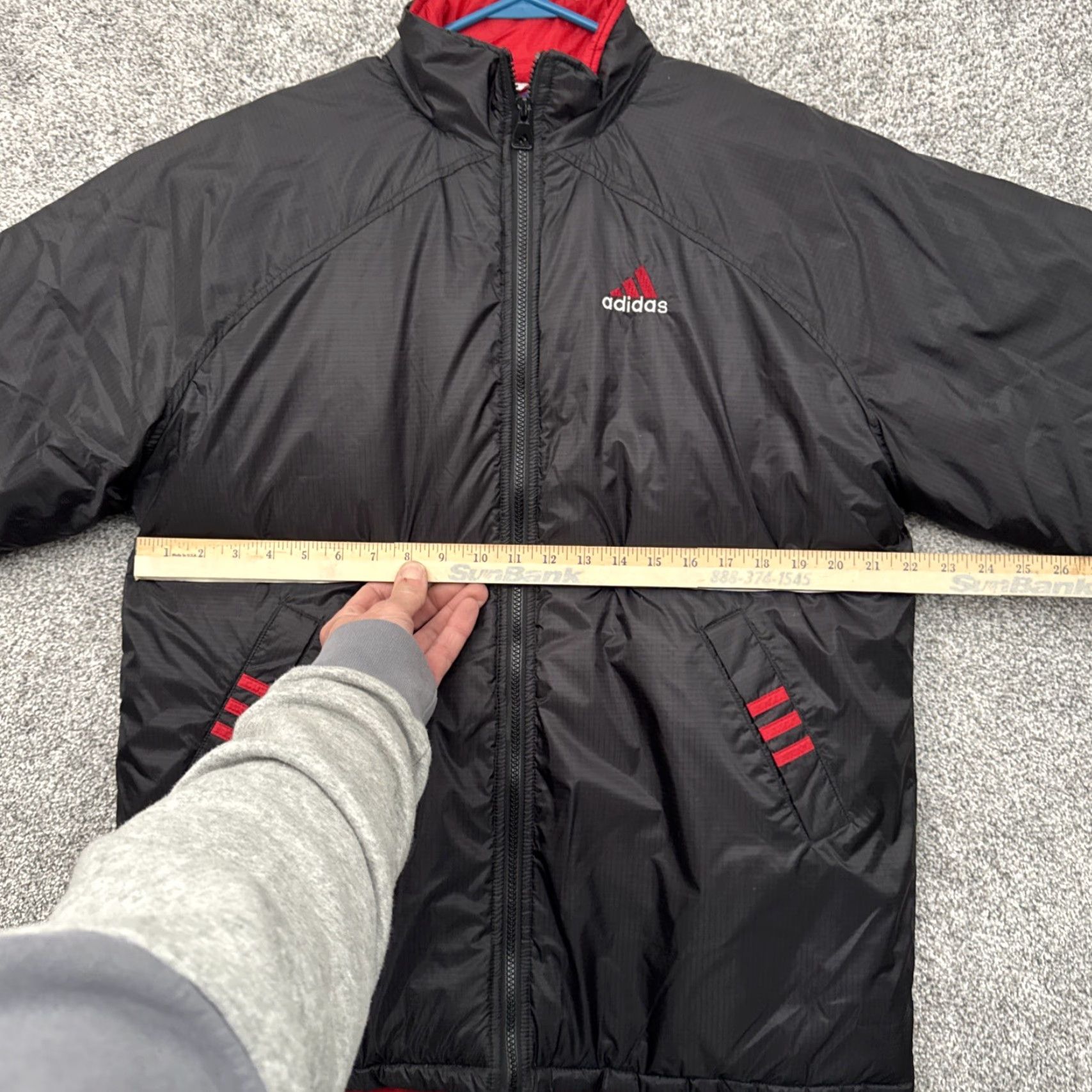 Adidas VINTAGE Adidas Y2K Puffer Jacket Mens XL Red 90s Retro Sportswear Streetwear Athleisure Coat Puffer Mens Size US XL / EU 56 / 4 - 3 Thumbnail