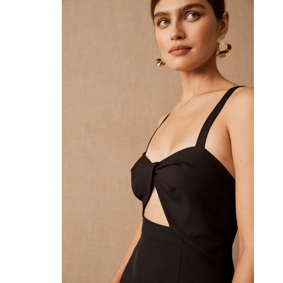 Anthropologie New Anthropologie BHLDN Evonna Dress MIDI $220 SIZE 10 Black Size L / US 10 / IT 46 - 2 Thumbnail