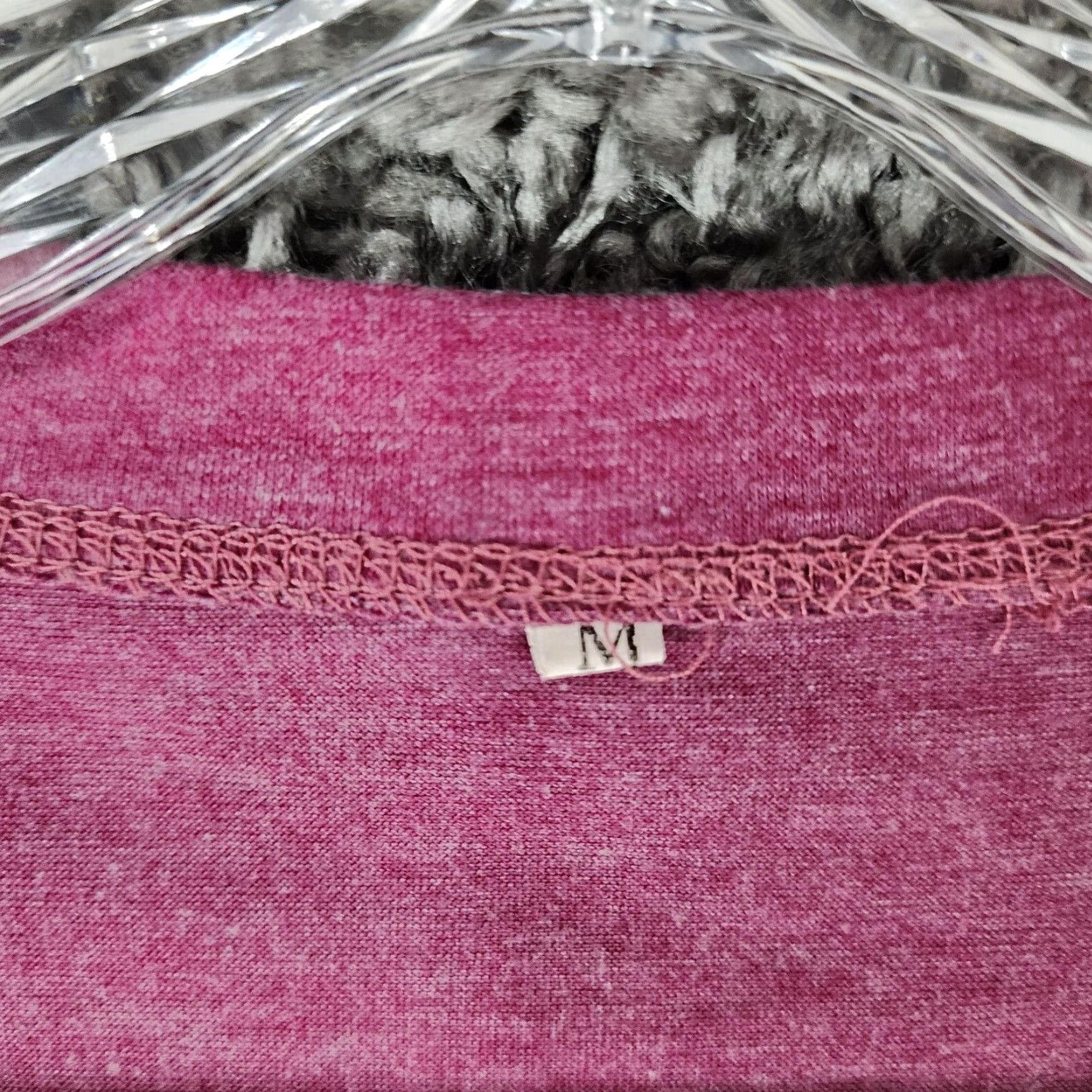 Vintage UNBRANDED Women's Purple Long Sleeve T-Shirt with Pockets, Size M, Good Vibes Size M / US 6-8 / IT 42-44 - 4 Thumbnail