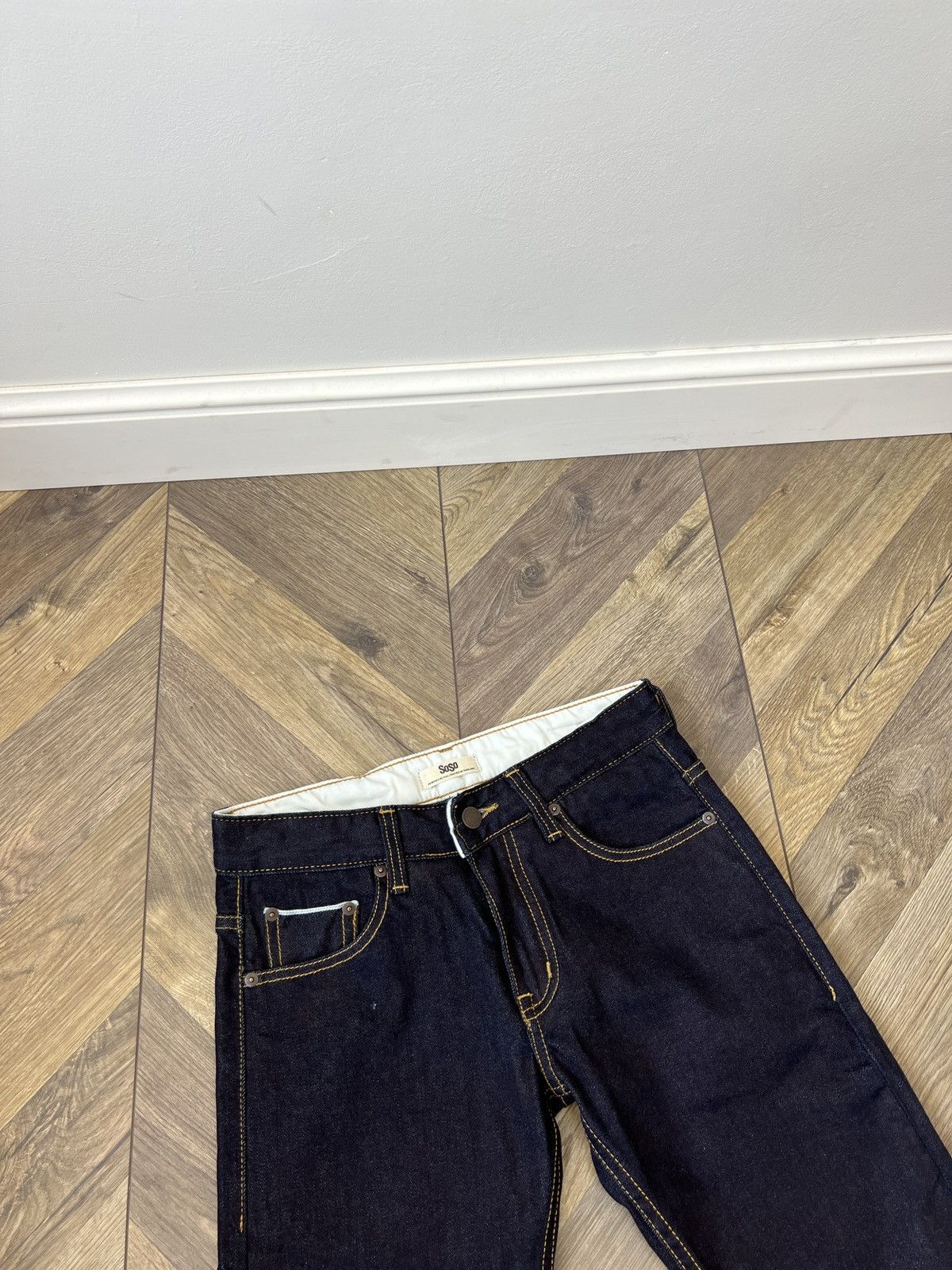 SoSo Vintage Soso Denim Blue indigo Selvedge Pants Size US 26 / EU 42 - 5 Thumbnail