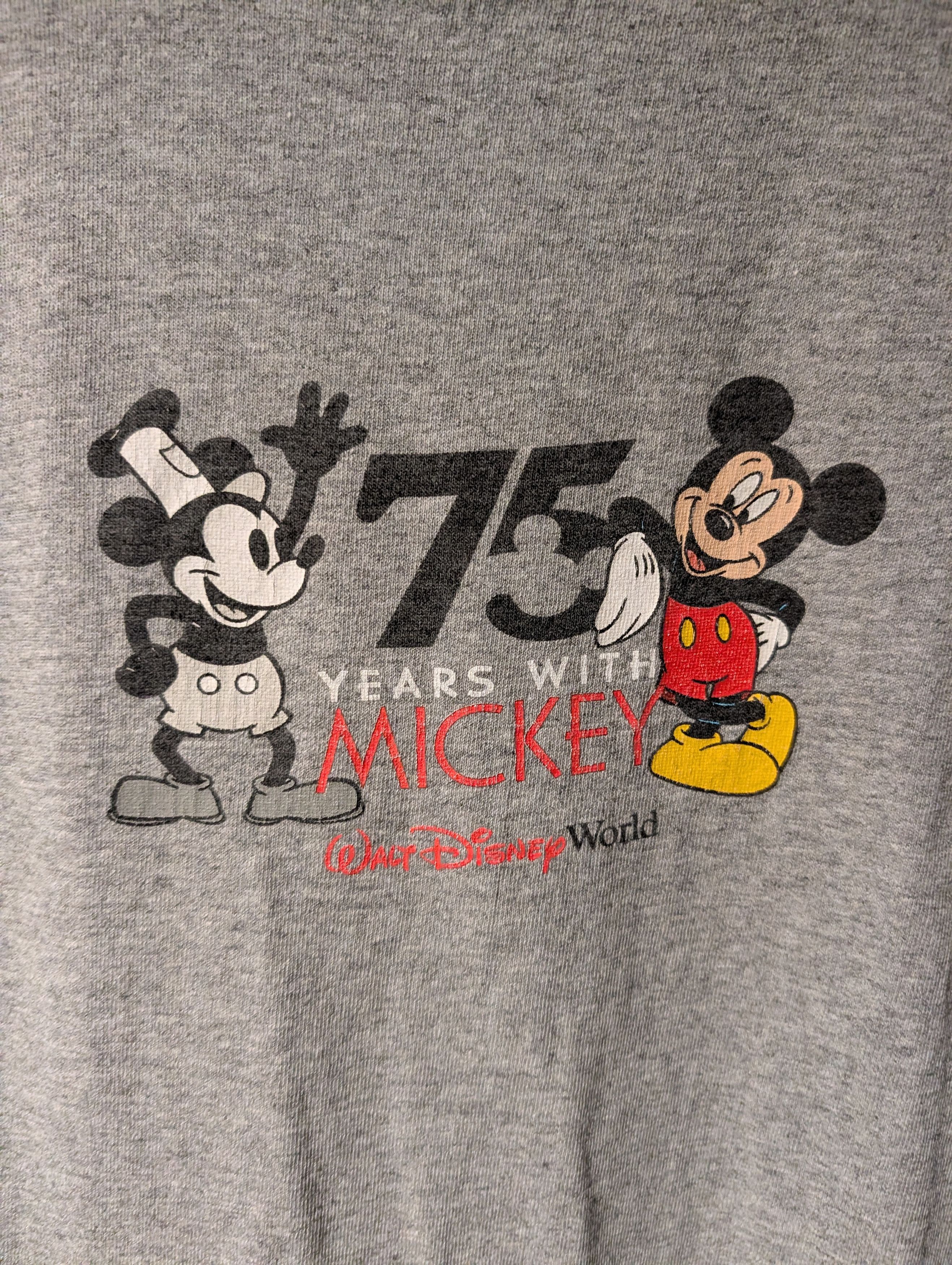 Disney Disney 75 Years With Mickey Mouse Long Sleeve Shirt Size US XL / EU 56 / 4 - 2 Thumbnail