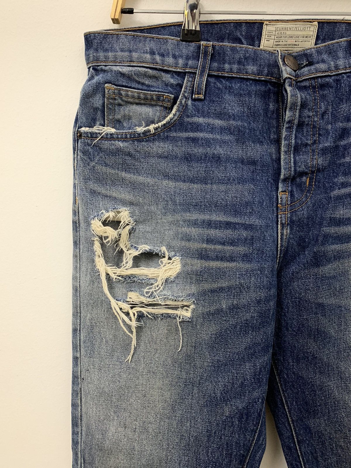 Current/Elliot Current & Elliot skinny zephyr destroys Size 34" / US 12 / IT 48 - 3 Thumbnail