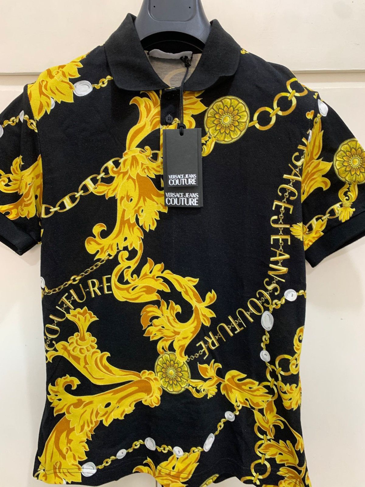 Versace Jeans Couture Print Chain Polo Couture Versace Jeans Culture size S new Size US S / EU 44-46 / 1 - 7 Thumbnail