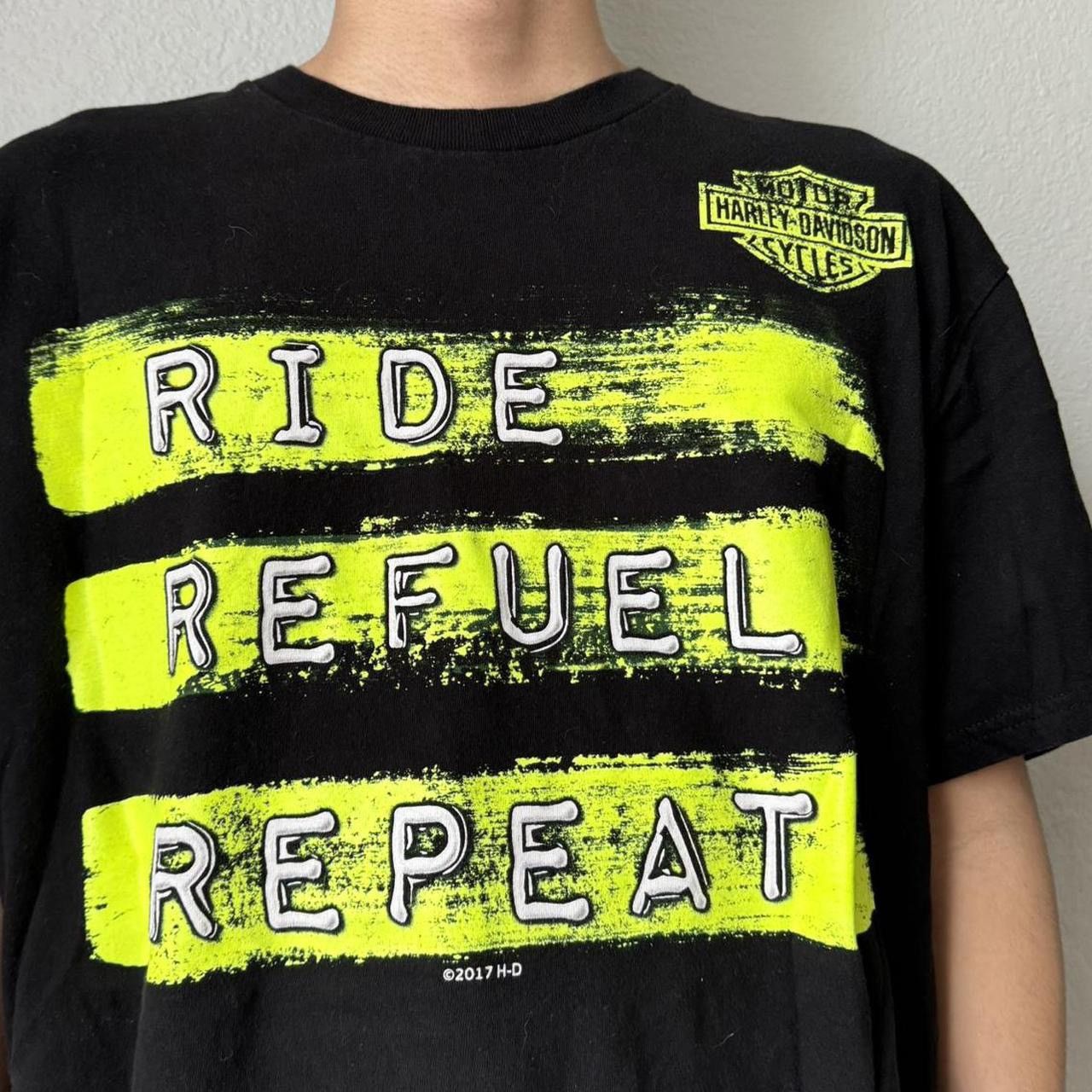 Harley Davidson × Vintage Vintage Harley Davidson Billings Montana Graphics Black Tee Size US XL / EU 56 / 4 - 4 Thumbnail