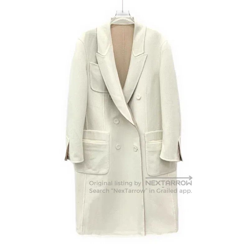 Fendi Fendi Patchwork cashmere lapel double-breasted long-sleeve Size M / US 6-8 / IT 42-44 - 3 Thumbnail