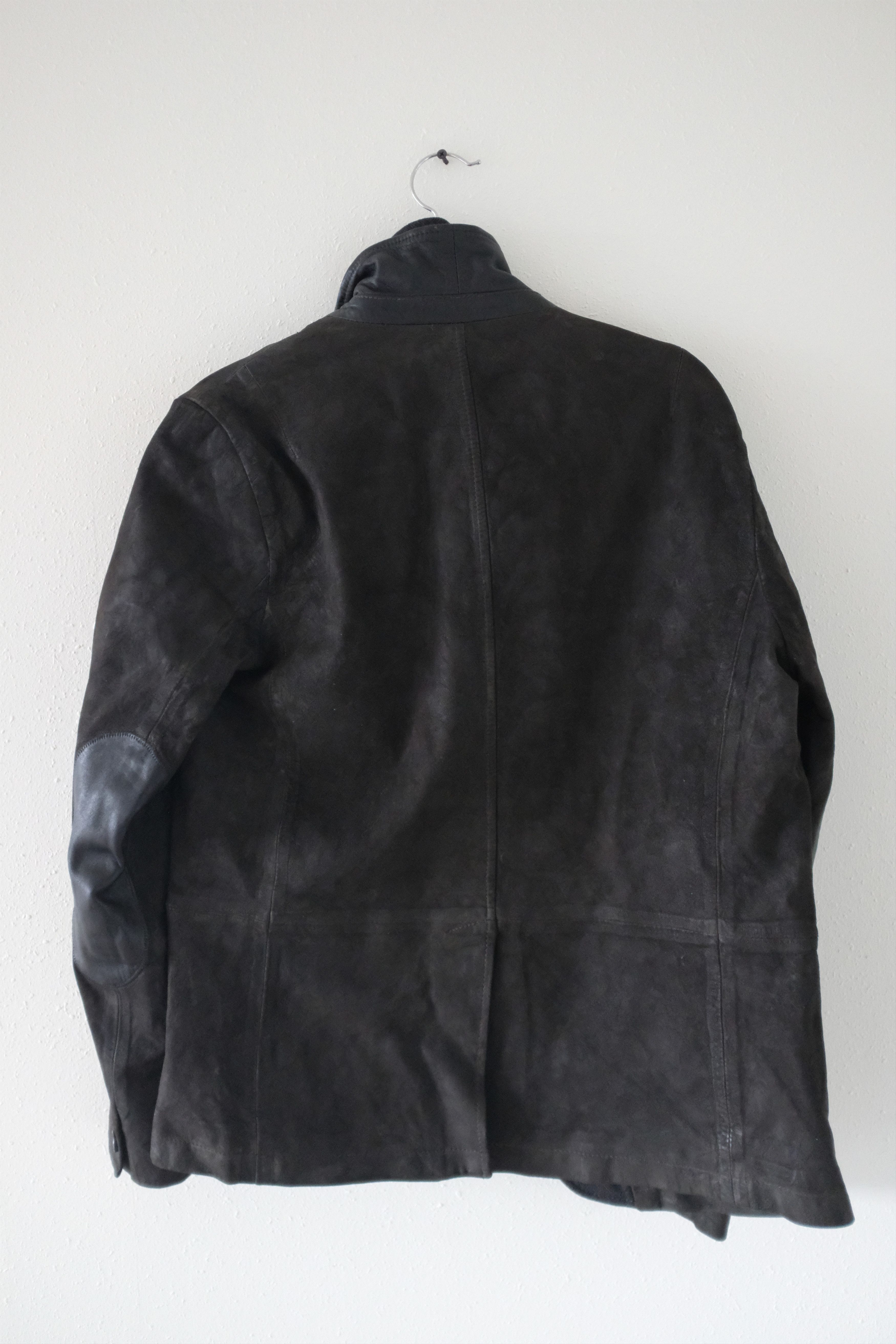 Allsaints Survey Leather Blazer Size US L / EU 52-54 / 3 - 2 Thumbnail