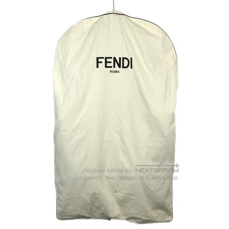 Fendi Fendi Navy blue logo letter full print hooded zipper wool Size US M / EU 48-50 / 2 - 8 Thumbnail