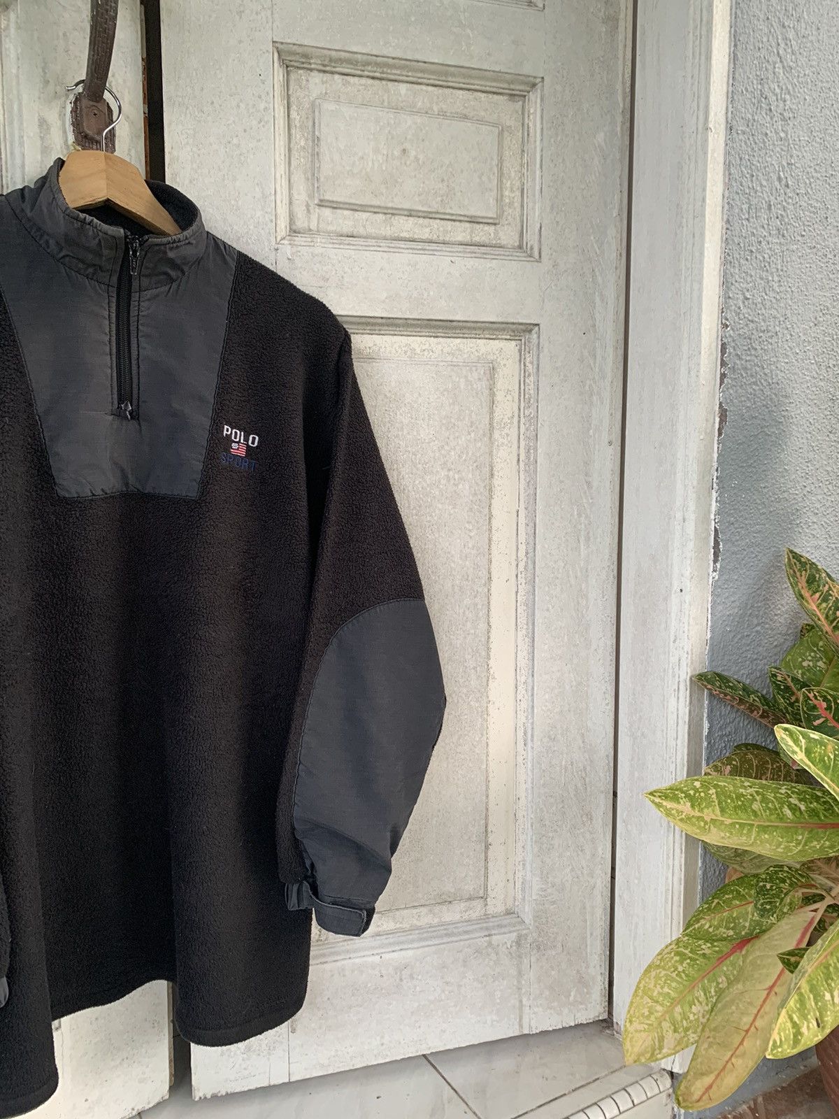 Polo Ralph Lauren Vintage Polo Sport Ralph Lauren Half Zip Sherpa Size US L / EU 52-54 / 3 - 2 Thumbnail