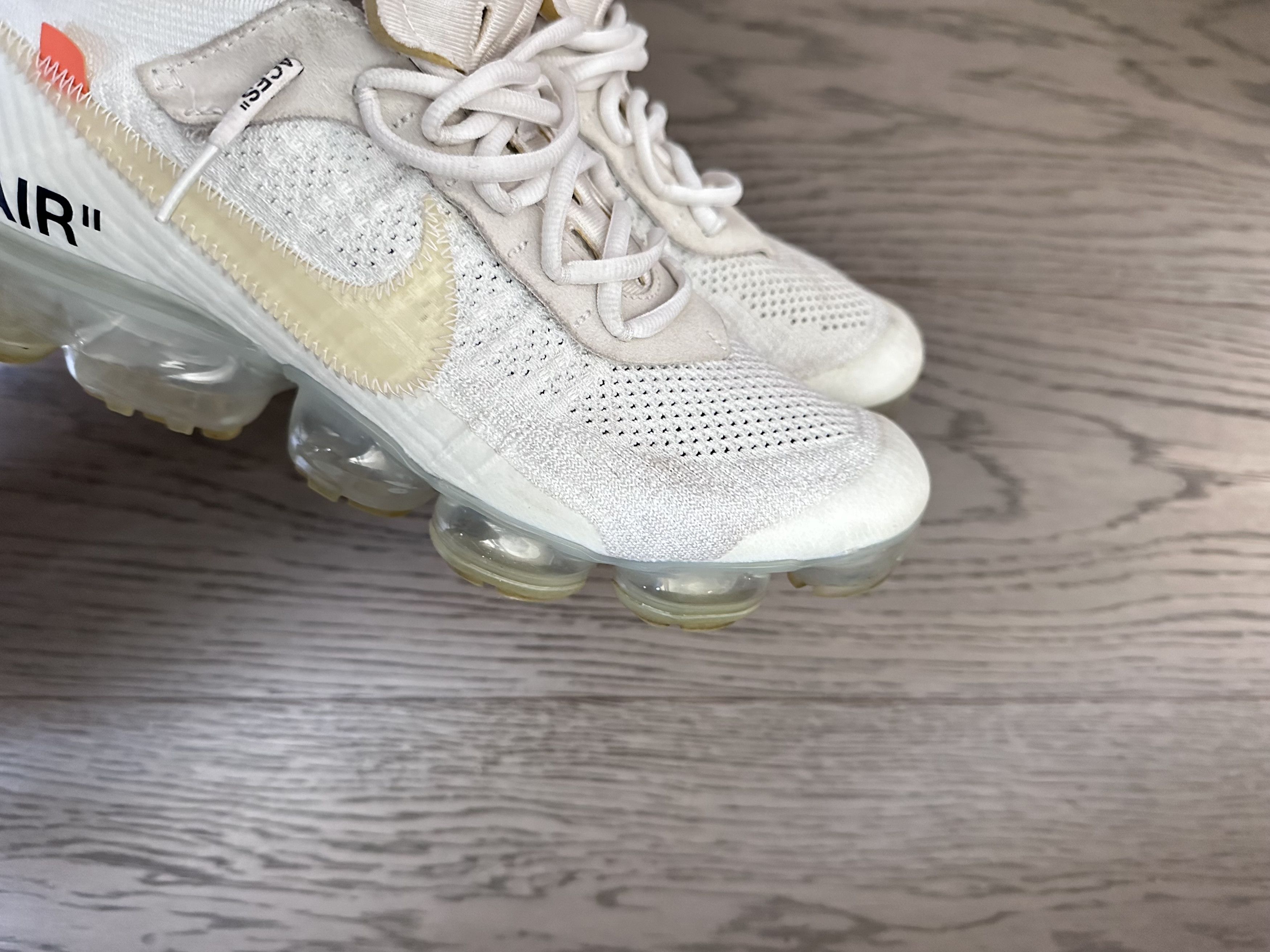 Nike × Off-White Nike Off White VaporMax White 2018 Size US 10.5 / EU 43-44 - 18 Thumbnail